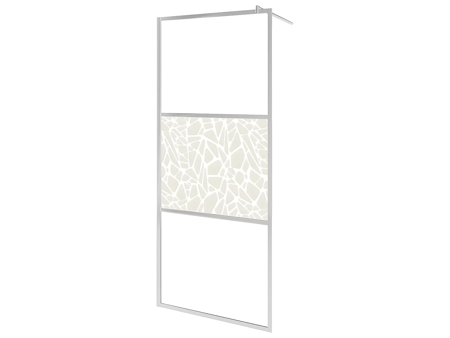 Paroi de douche à verre 90 x 5 x 195 cm 02_0002128