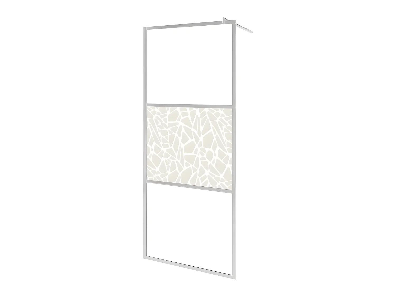 Paroi de douche à verre 100 x 5 x 195 cm 02_0002129