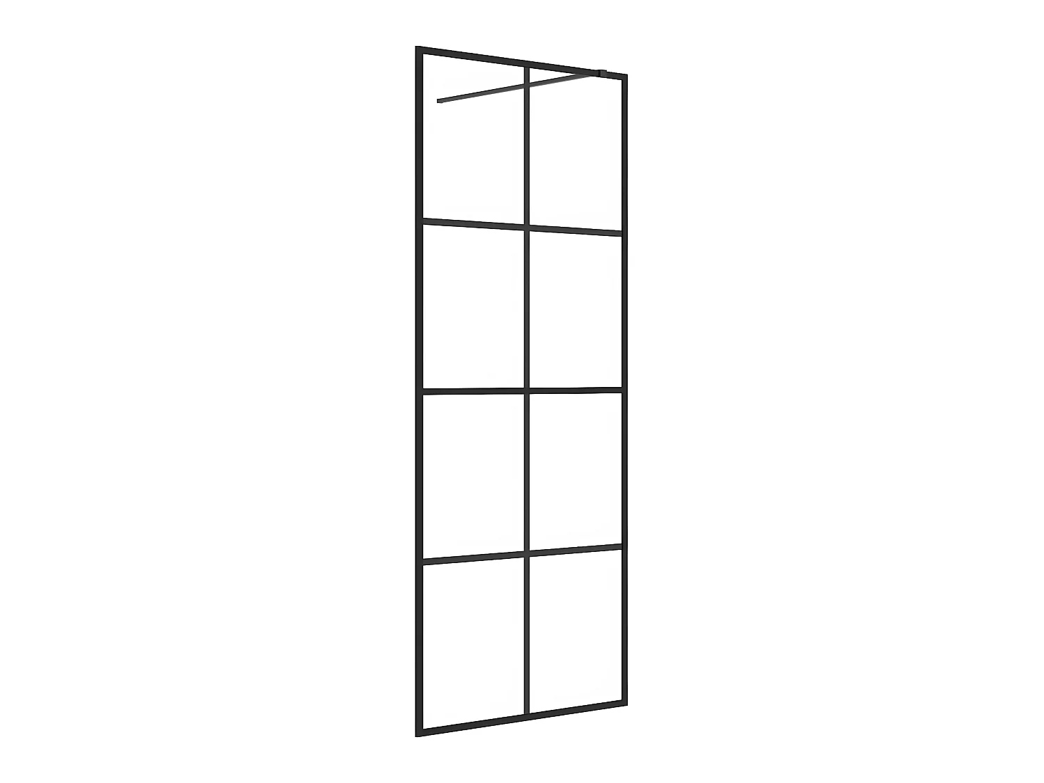Paroi de douche avec verre 80 x 5 x 195 cm 02_0002154