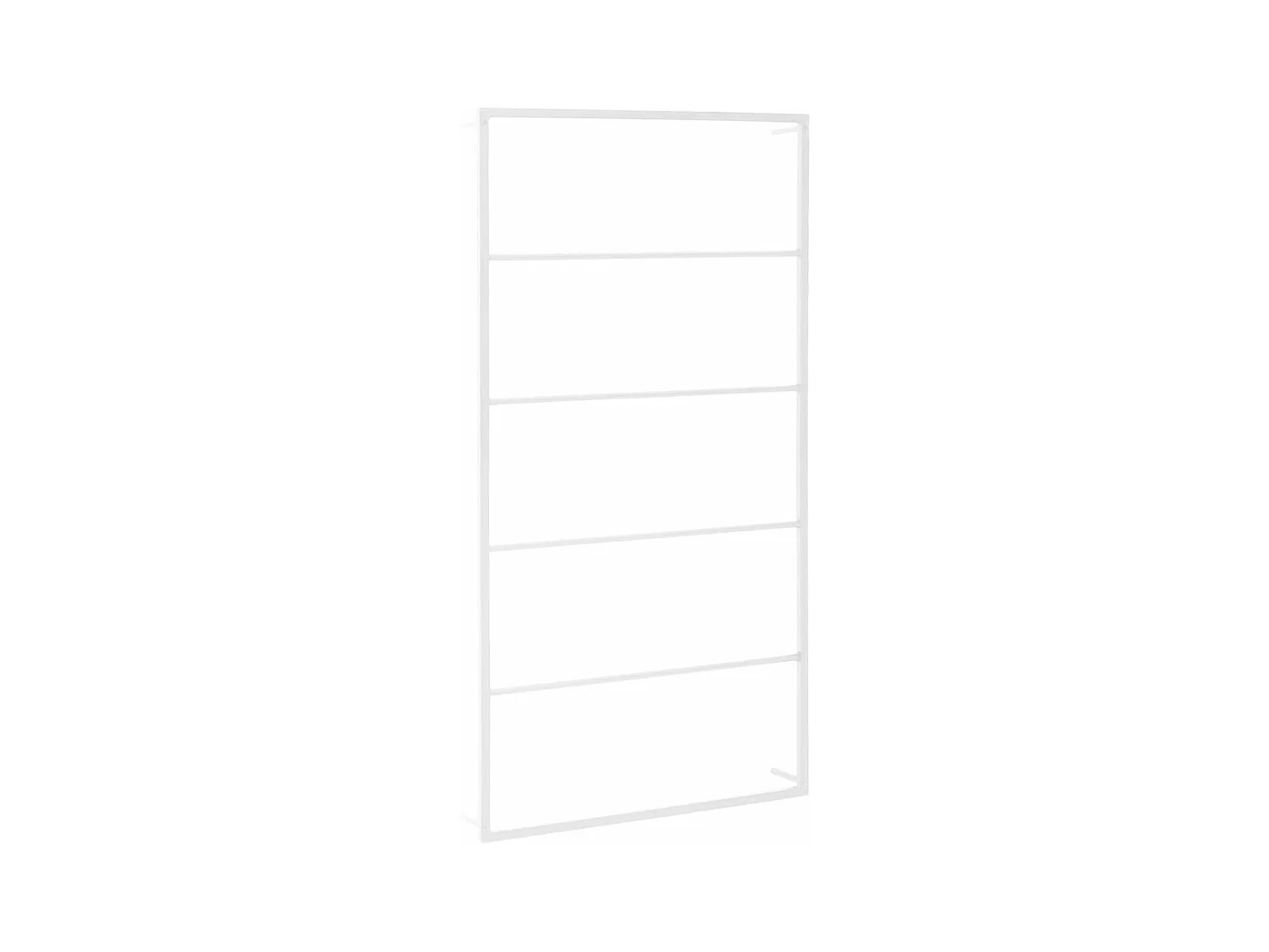 Porte-serviette support mural support blanche 60 x 10 x 116 cm 02_0001641