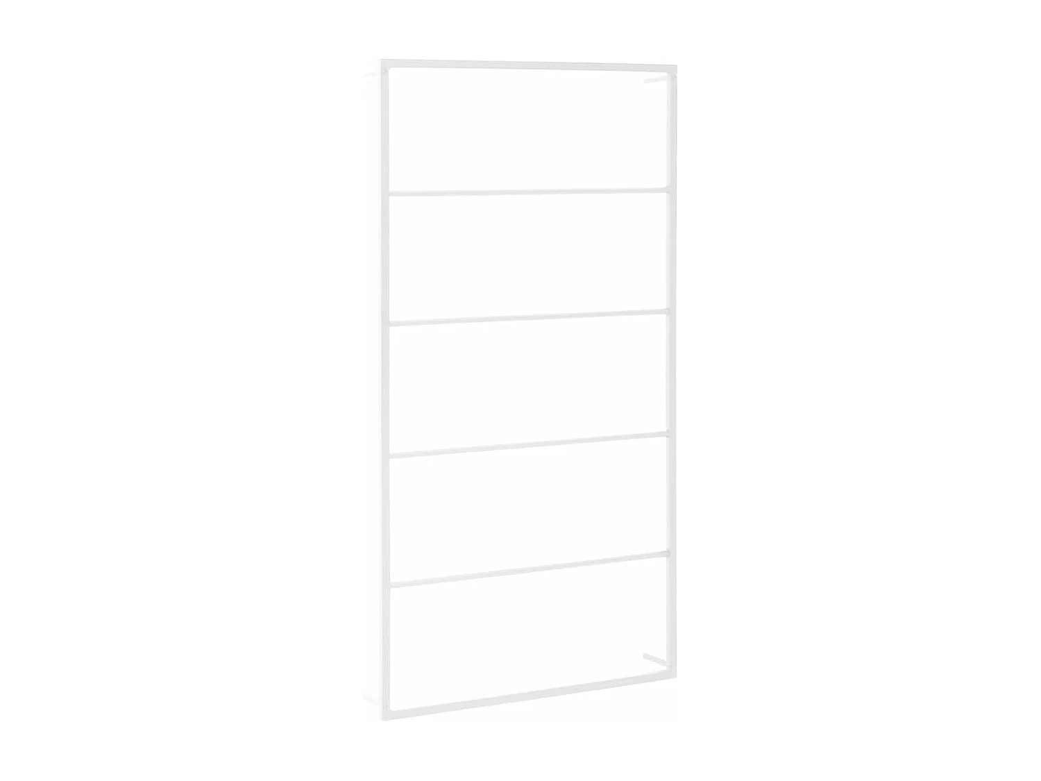 Porte-serviette support mural support blanche 60 x 10 x 116 cm 02_0001641