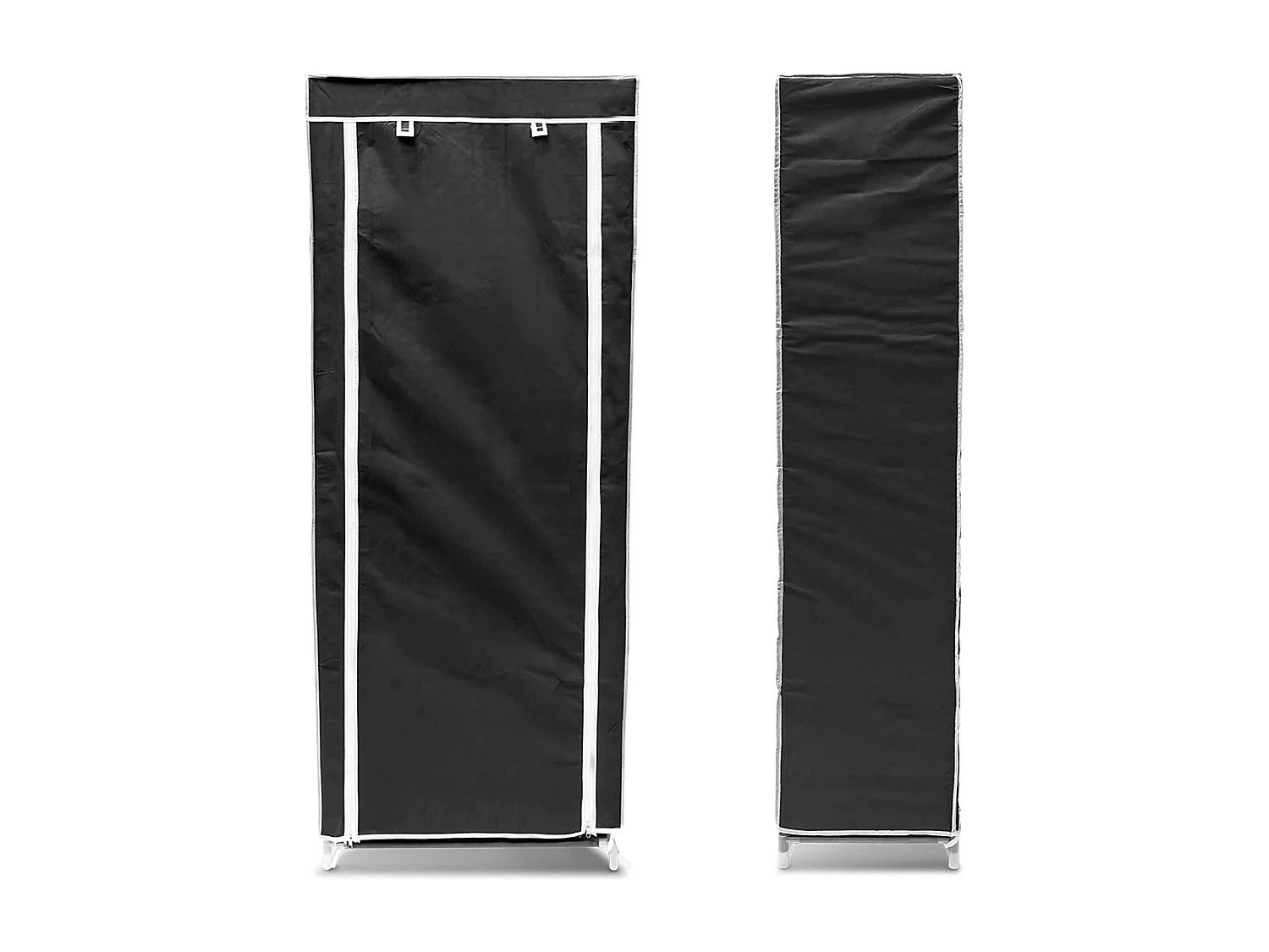 Zapatero plegable de tela para 36 pares de zapatos negro 13_0000255_3