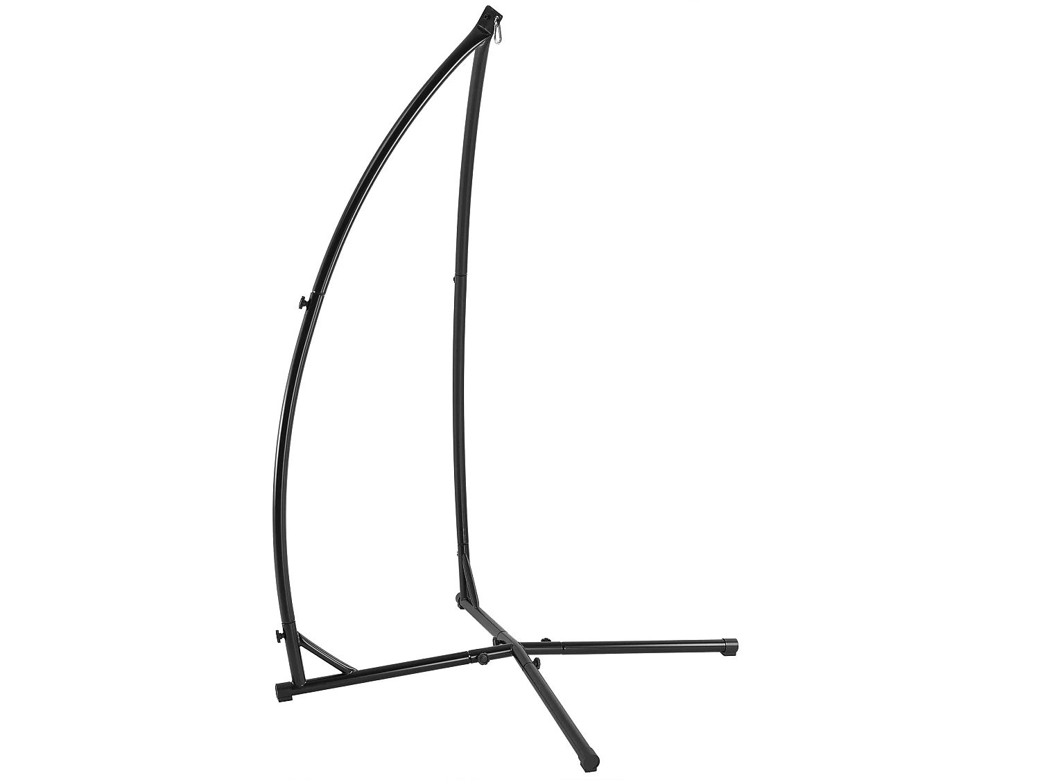 Siège suspendu fauteuil suspendu chaise métal grise 205 x 110 x 110 cm 03_0003770