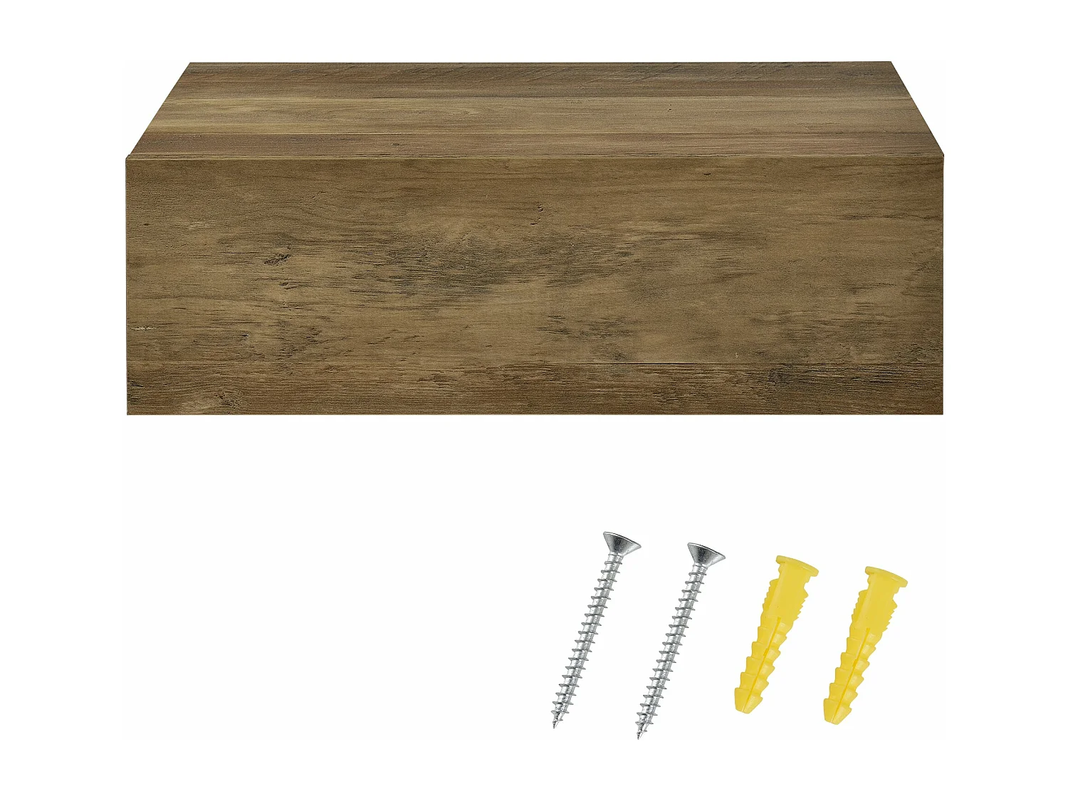 Mensola a muro per camera da letto con 1 cassetto 46 cm legno 03_0001800