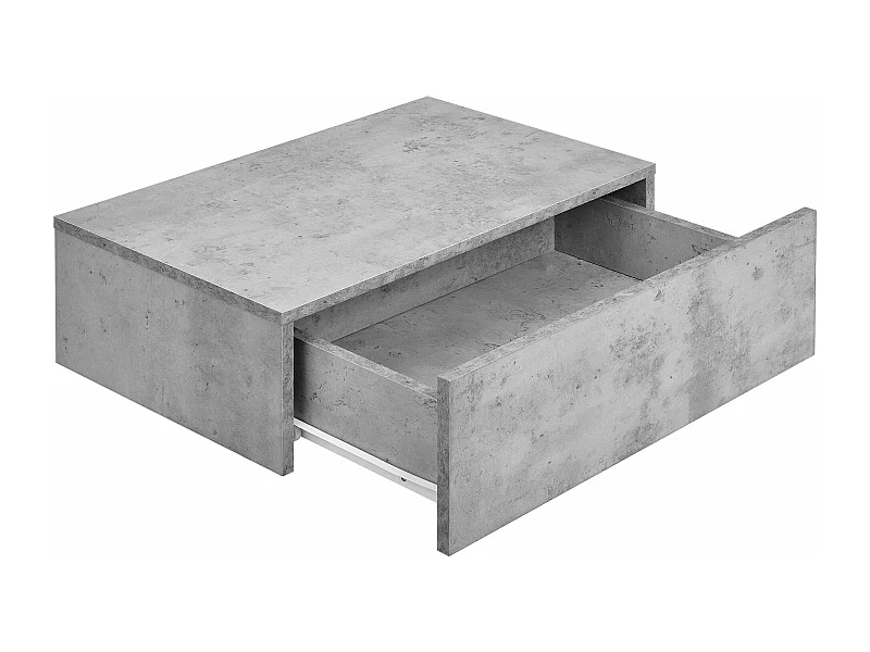 Prateleira de parede para quarto com 1 gaveta cor concreto 46 x 30 x 15 cm 03_0001797