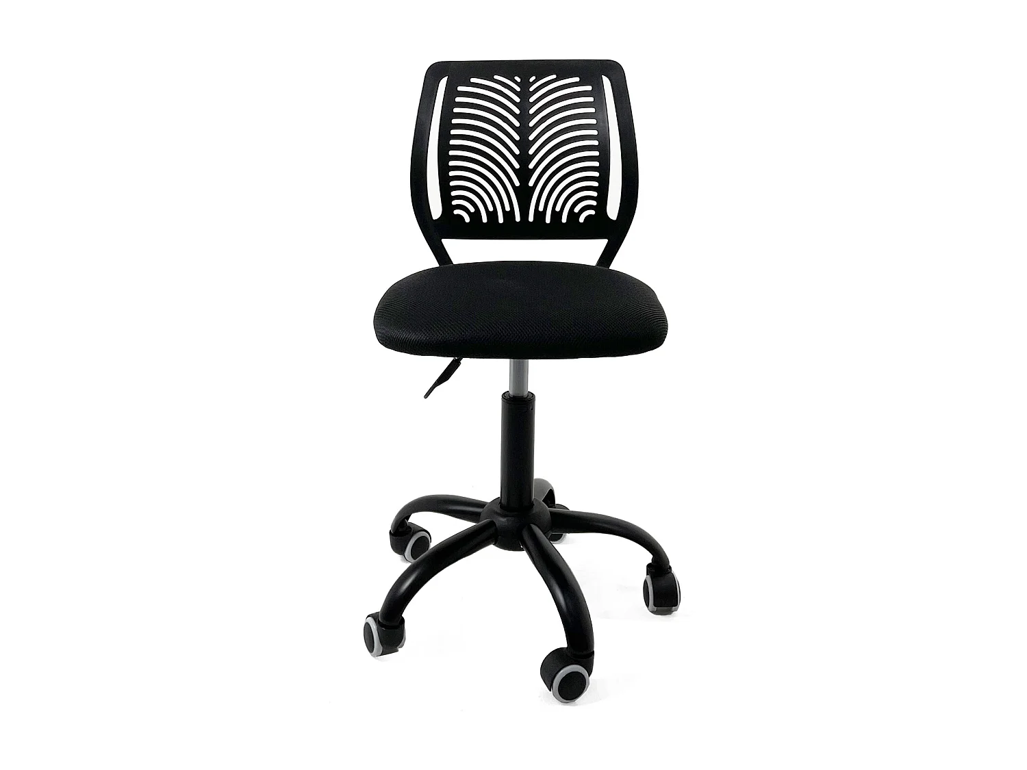 Silla de Oficina para Niños, Altura Ajustable, Giratoria SAWI (Negro)