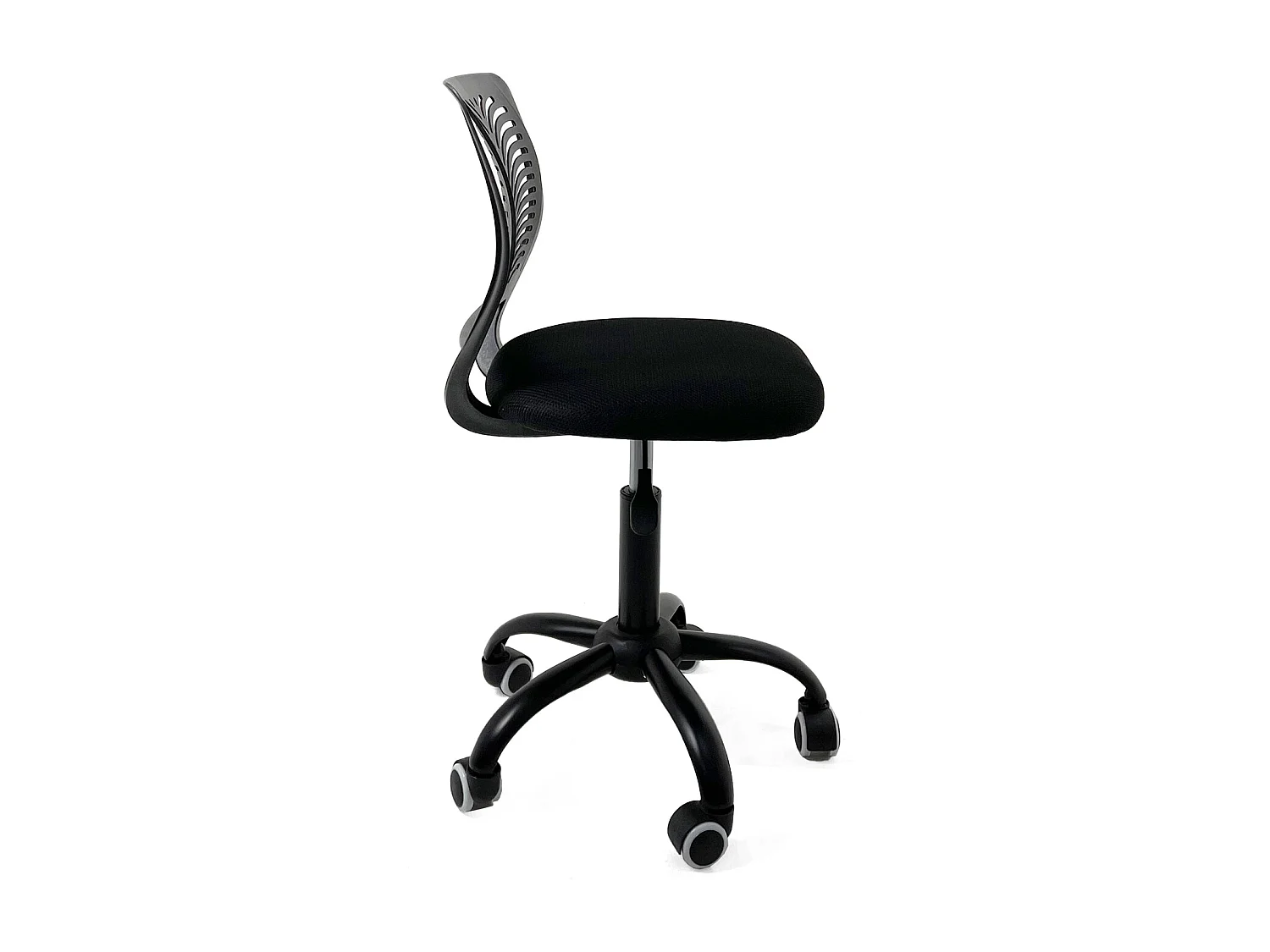 Silla de Oficina para Niños, Altura Ajustable, Giratoria SAWI (Negro)