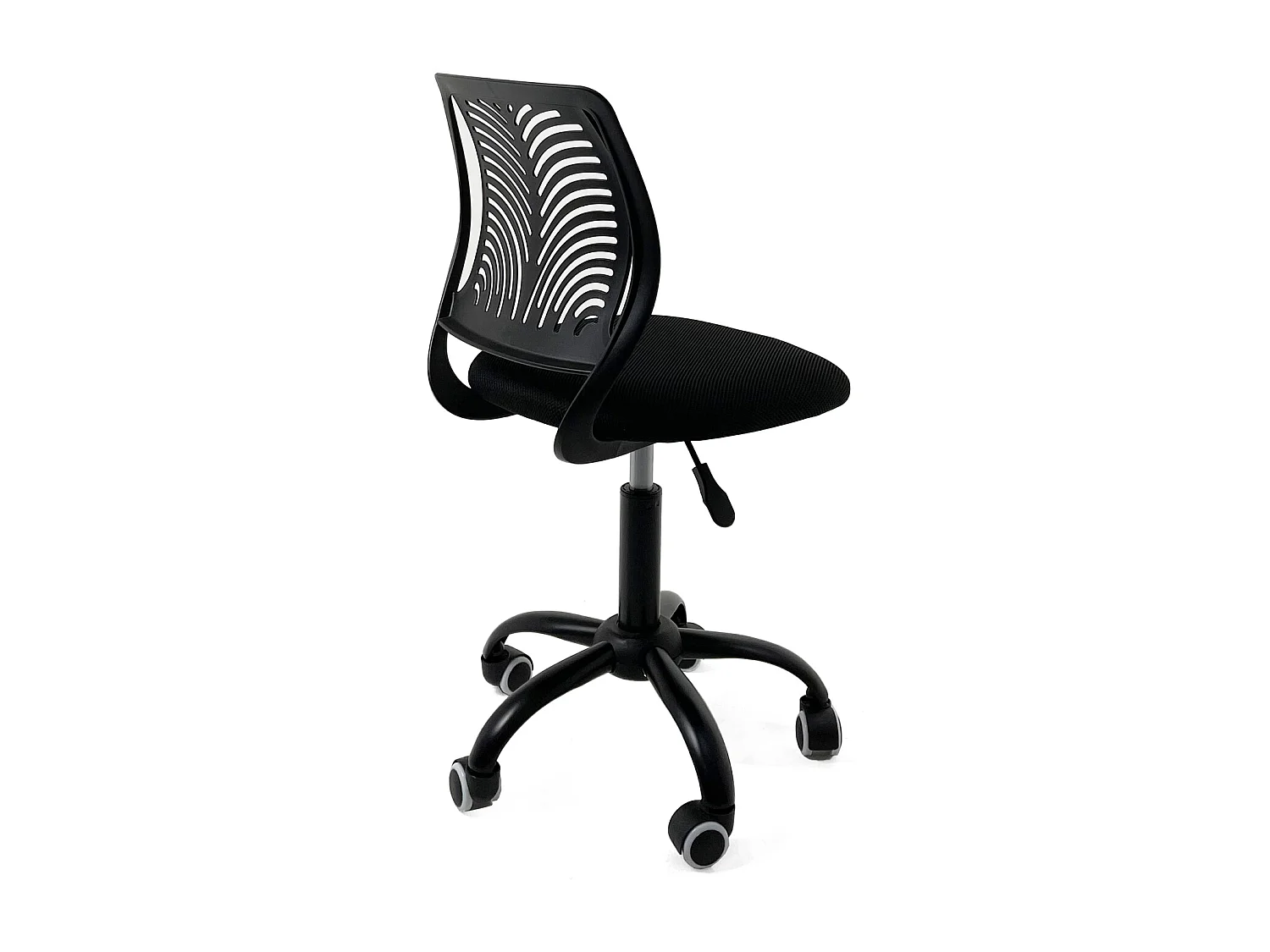 Silla de Oficina para Niños, Altura Ajustable, Giratoria SAWI (Negro)