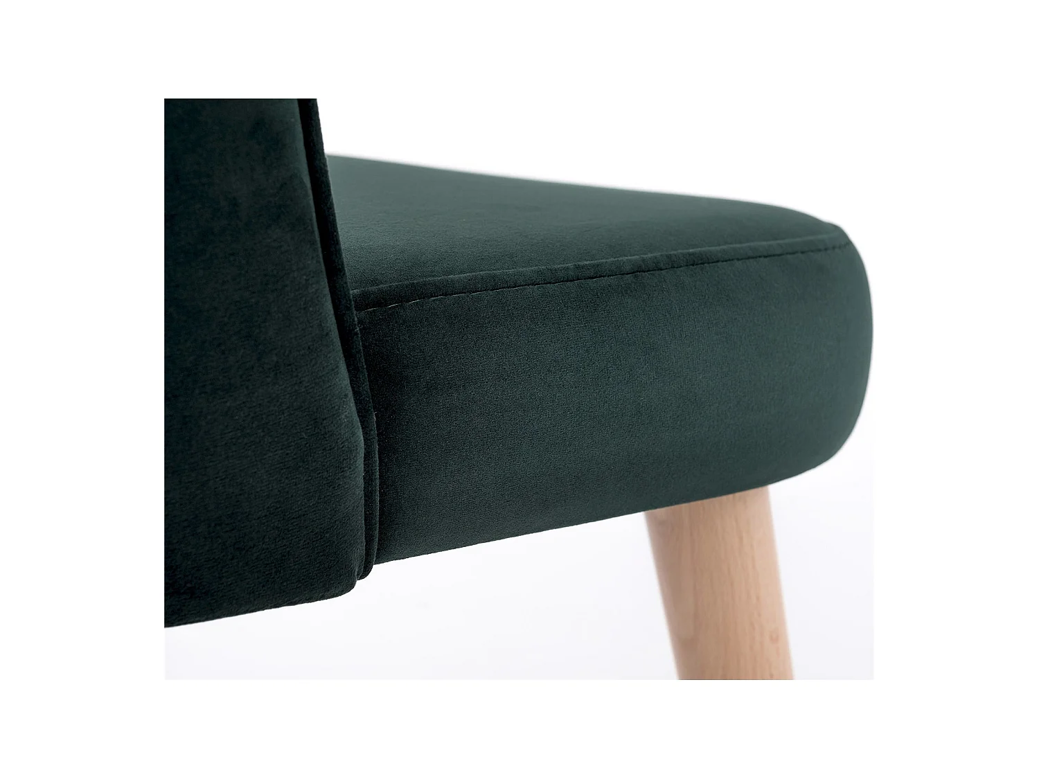 Chaise Buko Tissu Vert 45 x 50 x 85 cm