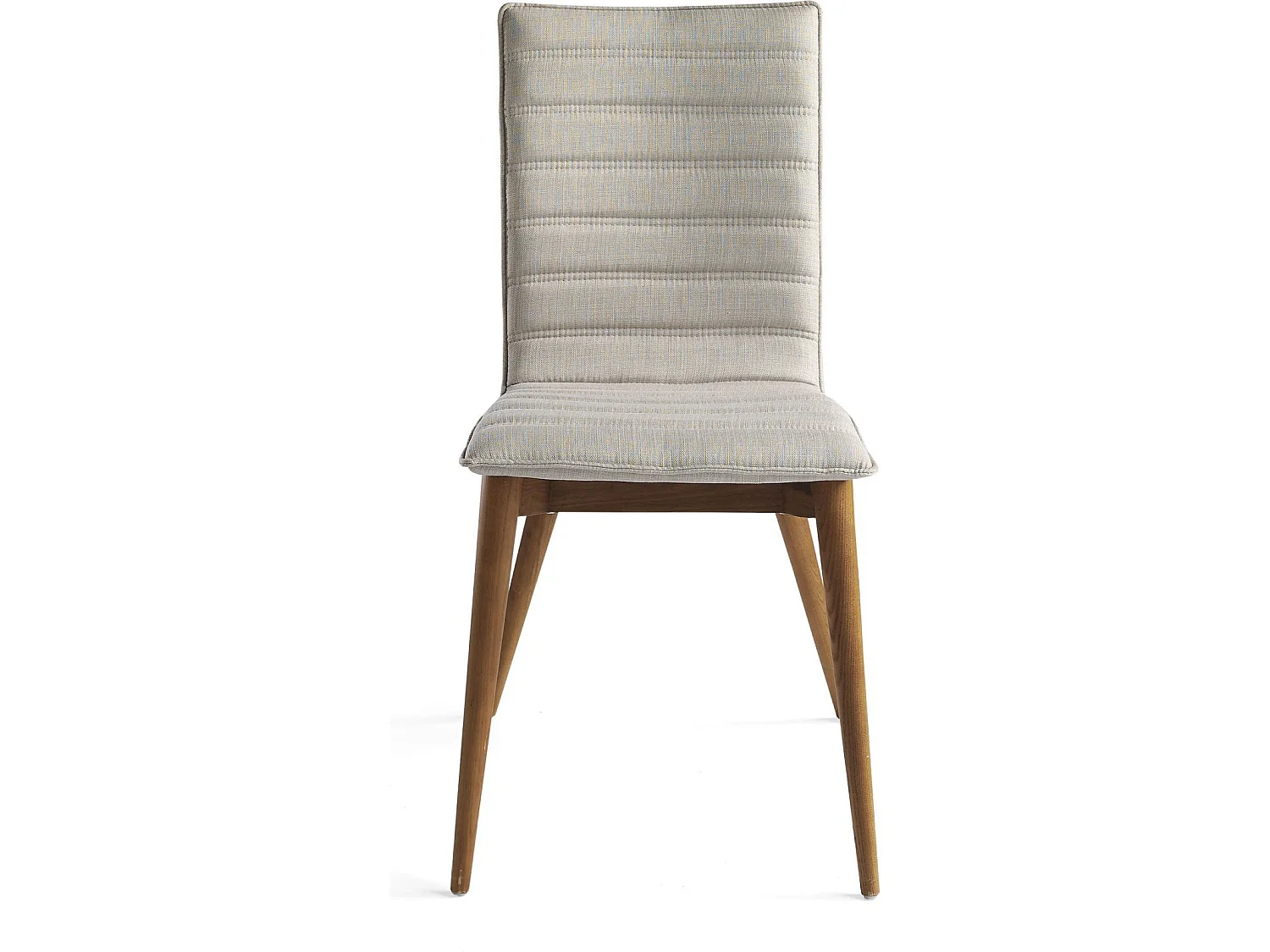 Chaise rembourrée avec pieds bois