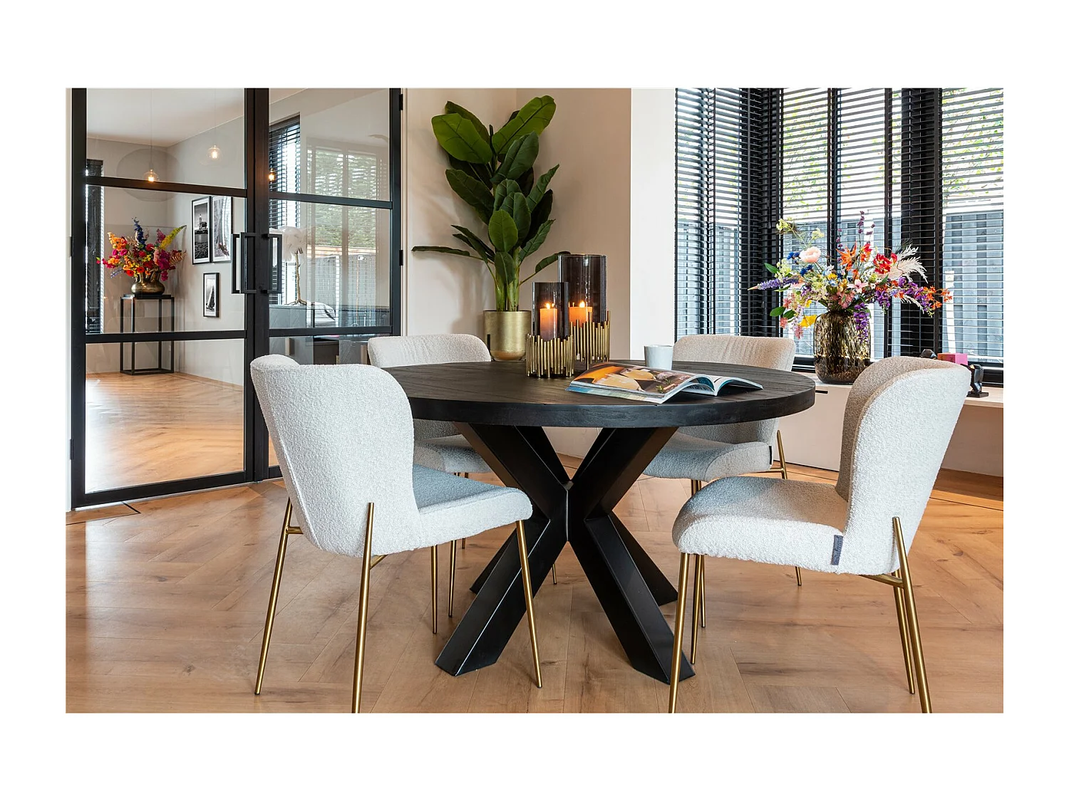 Chaise Odessa bouclé