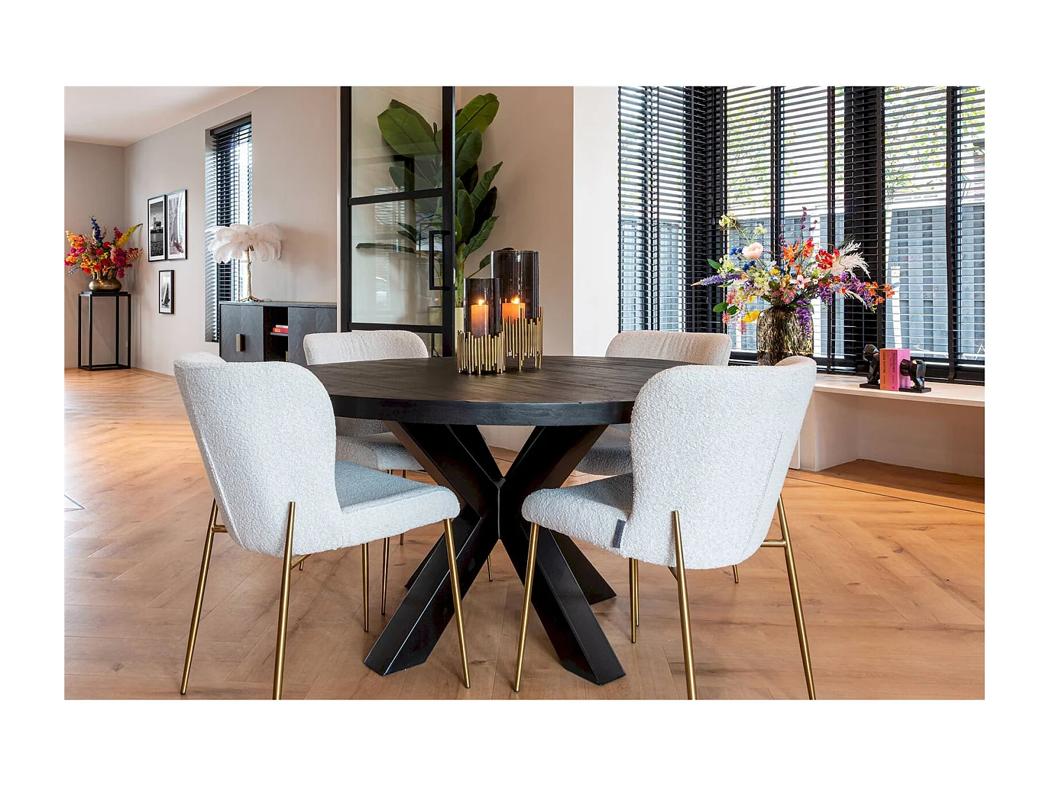 Chaise Odessa bouclé