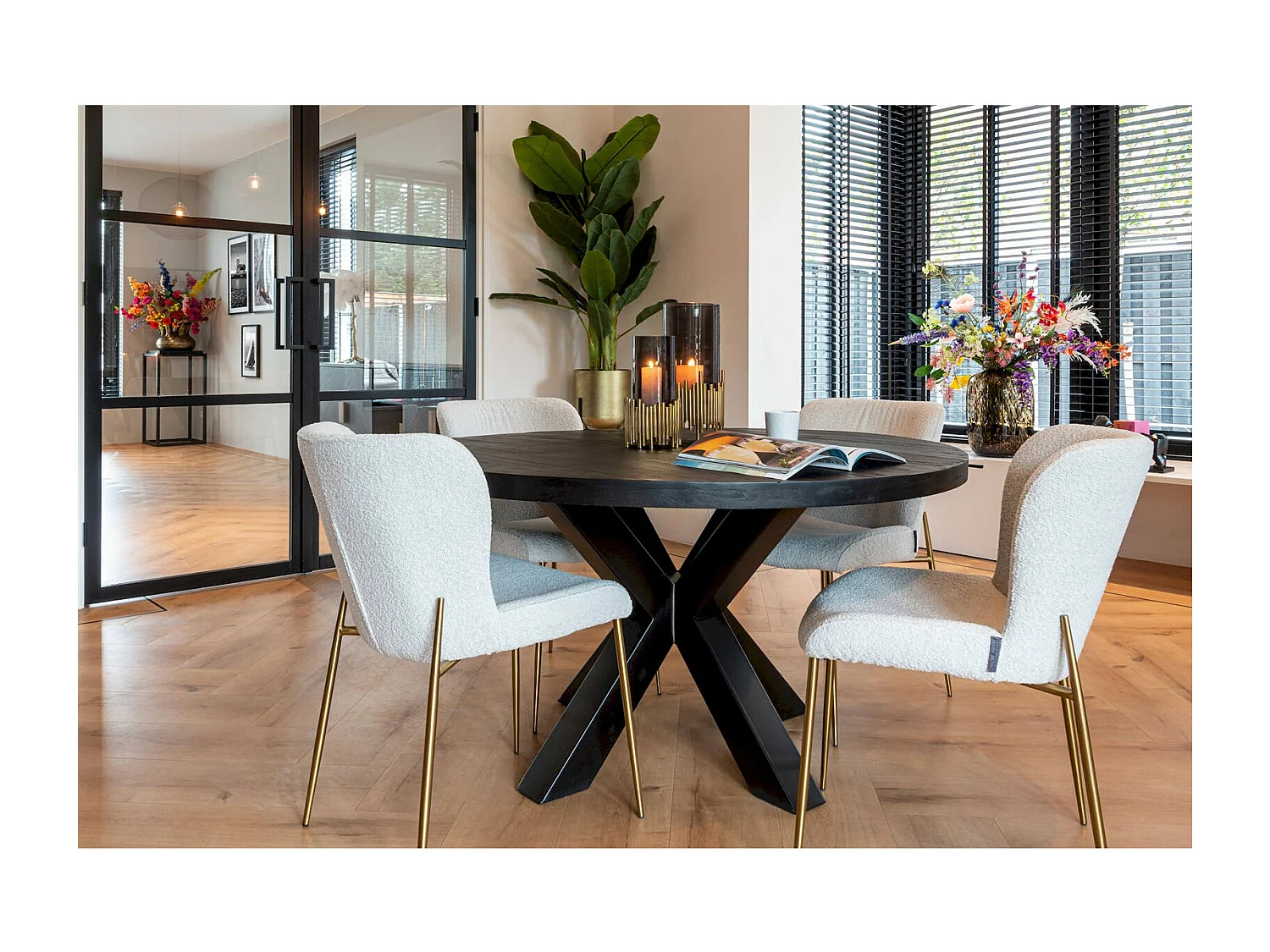 Chaise Odessa bouclé