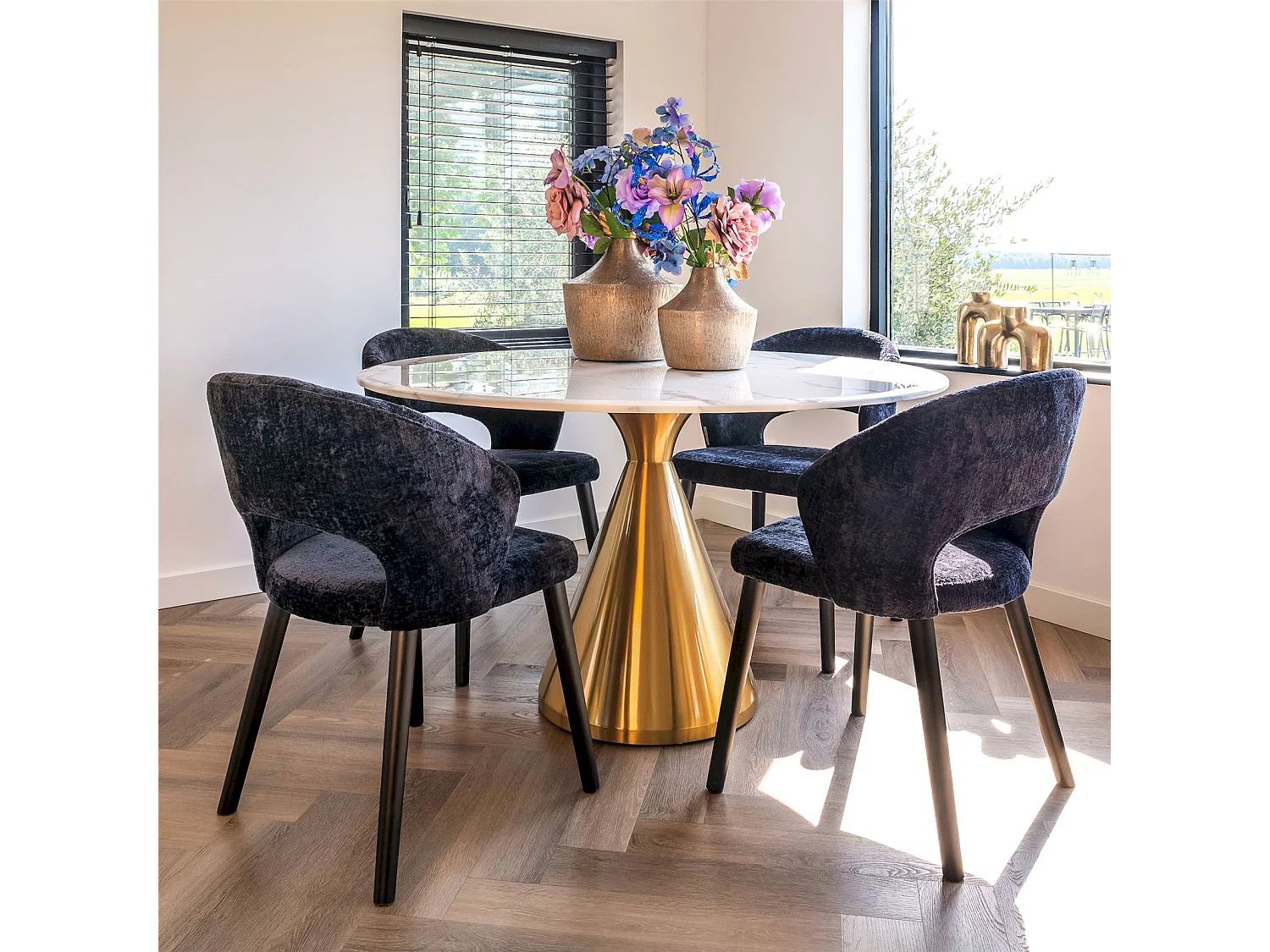 Chaise Savoy chenille