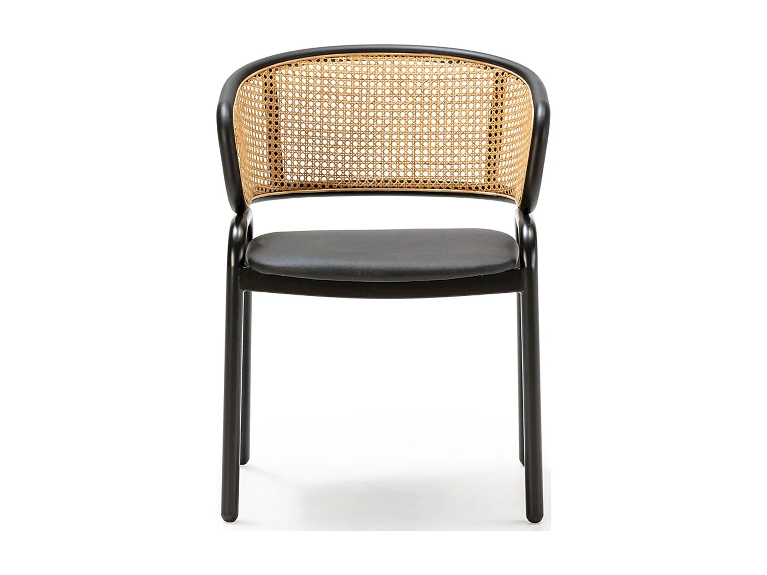 Chaise en Métal et Cannage Style Intemporel