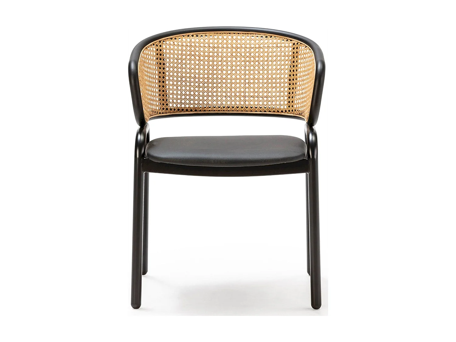 Chaise en Métal et Cannage Style Intemporel