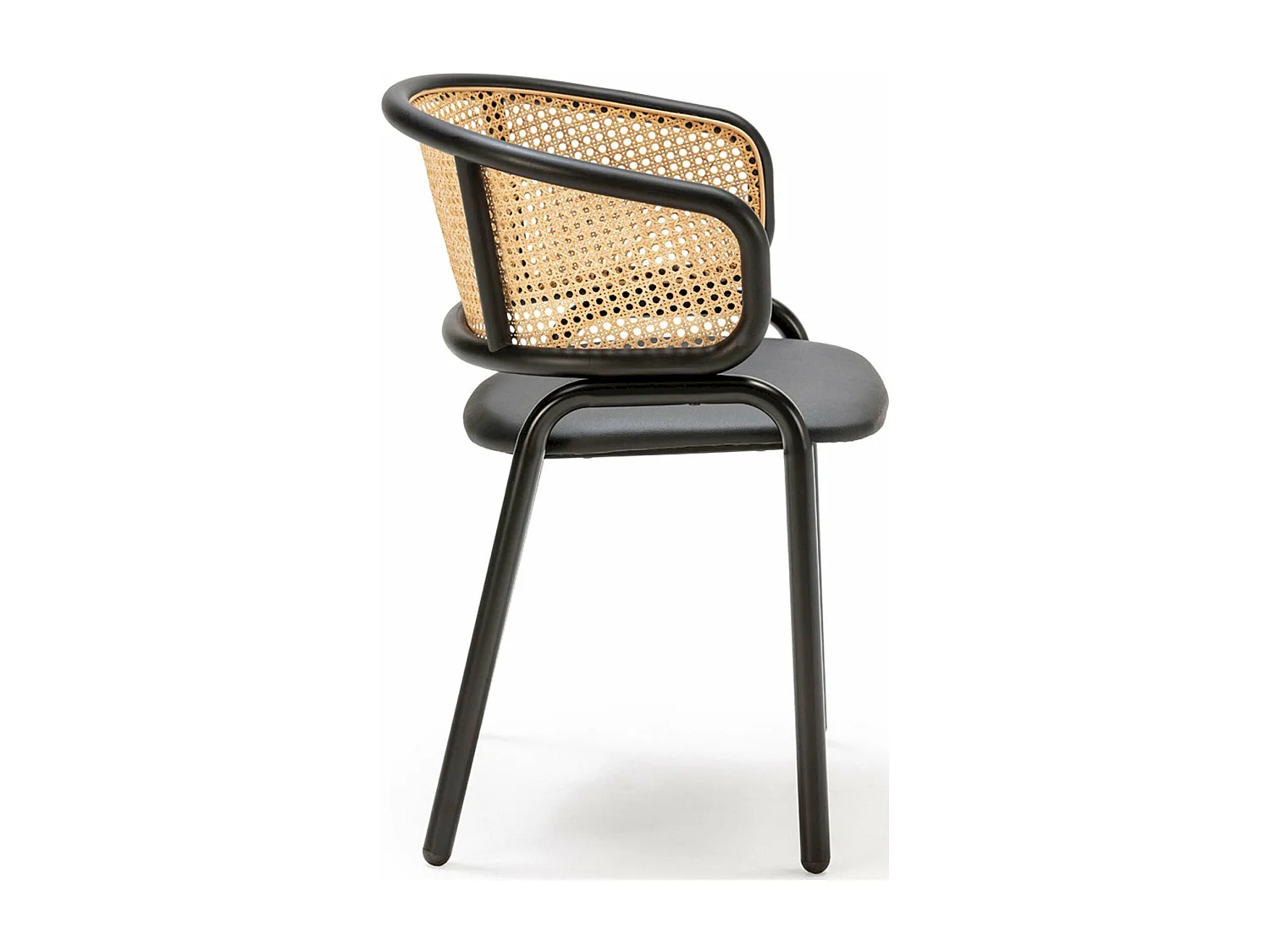 Chaise en Métal et Cannage Style Intemporel