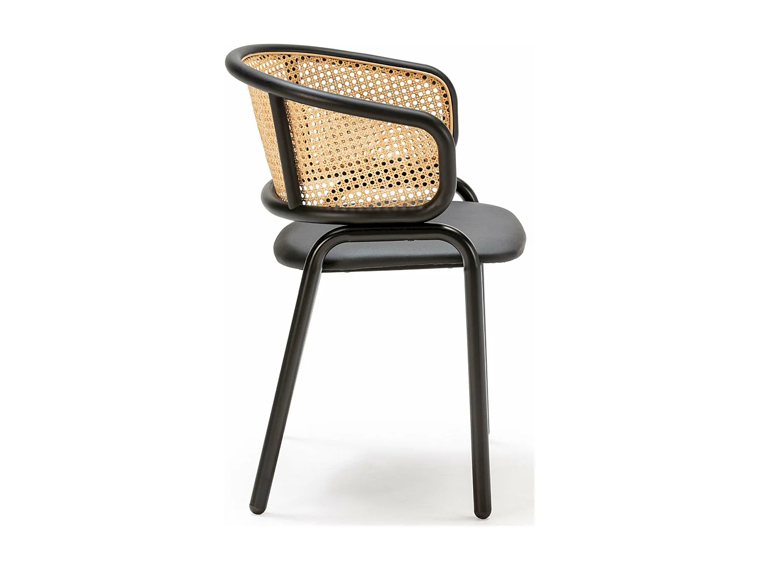 Chaise en Métal et Cannage Style Intemporel