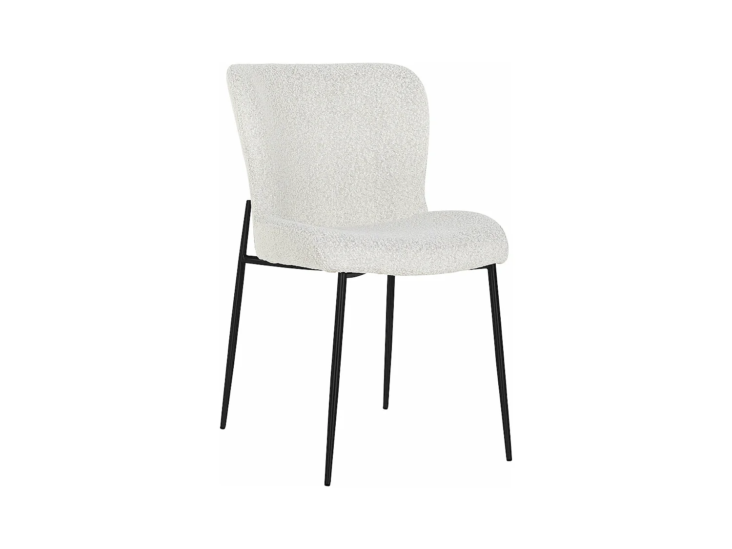Chaise Darby bouclé