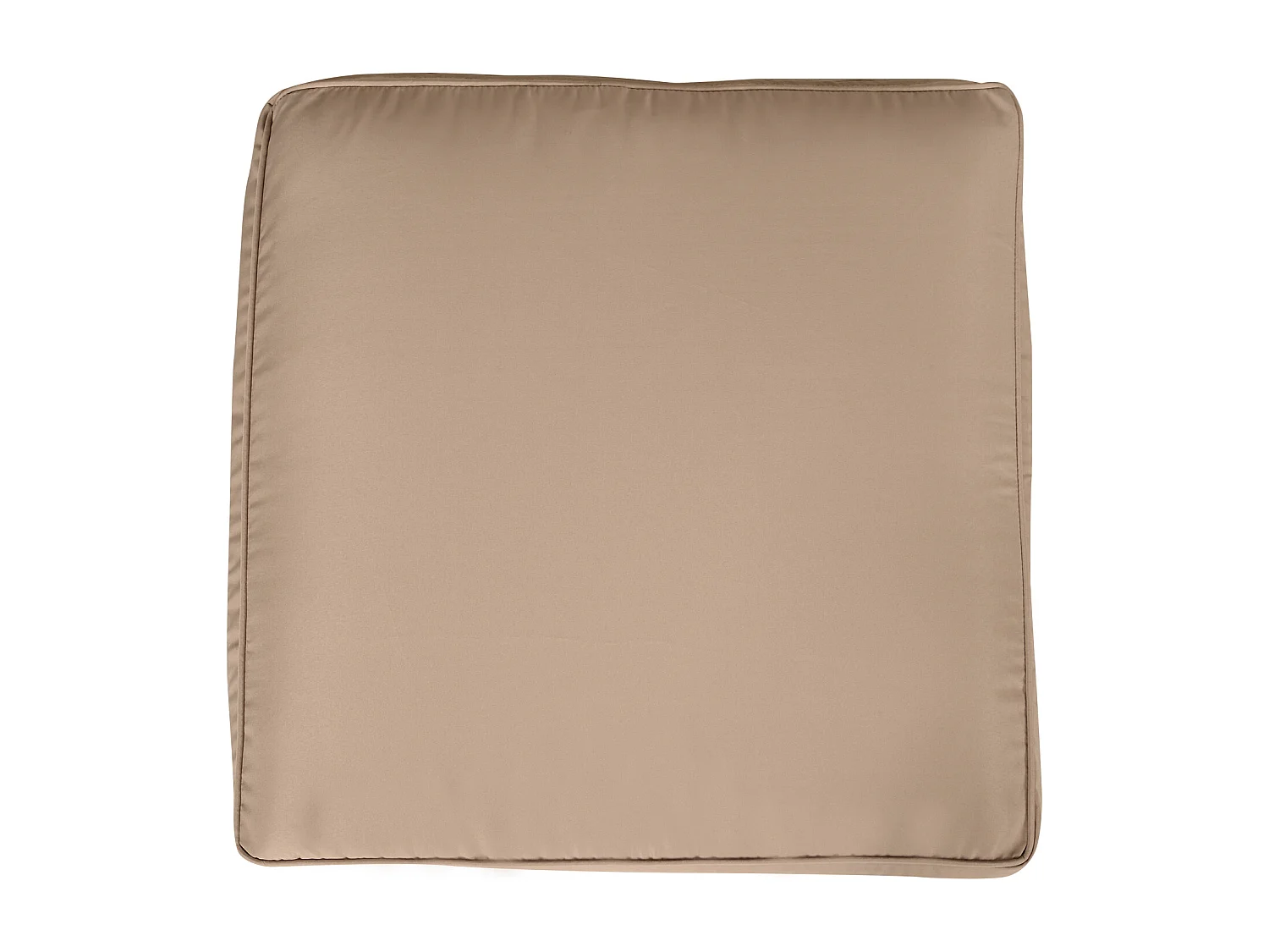 Lot de 14 housses de rechange coussins salon de jardin - 6 housses coussin d'assise, 8 housses coussin dossier - housses zippées polyester déperlant marron