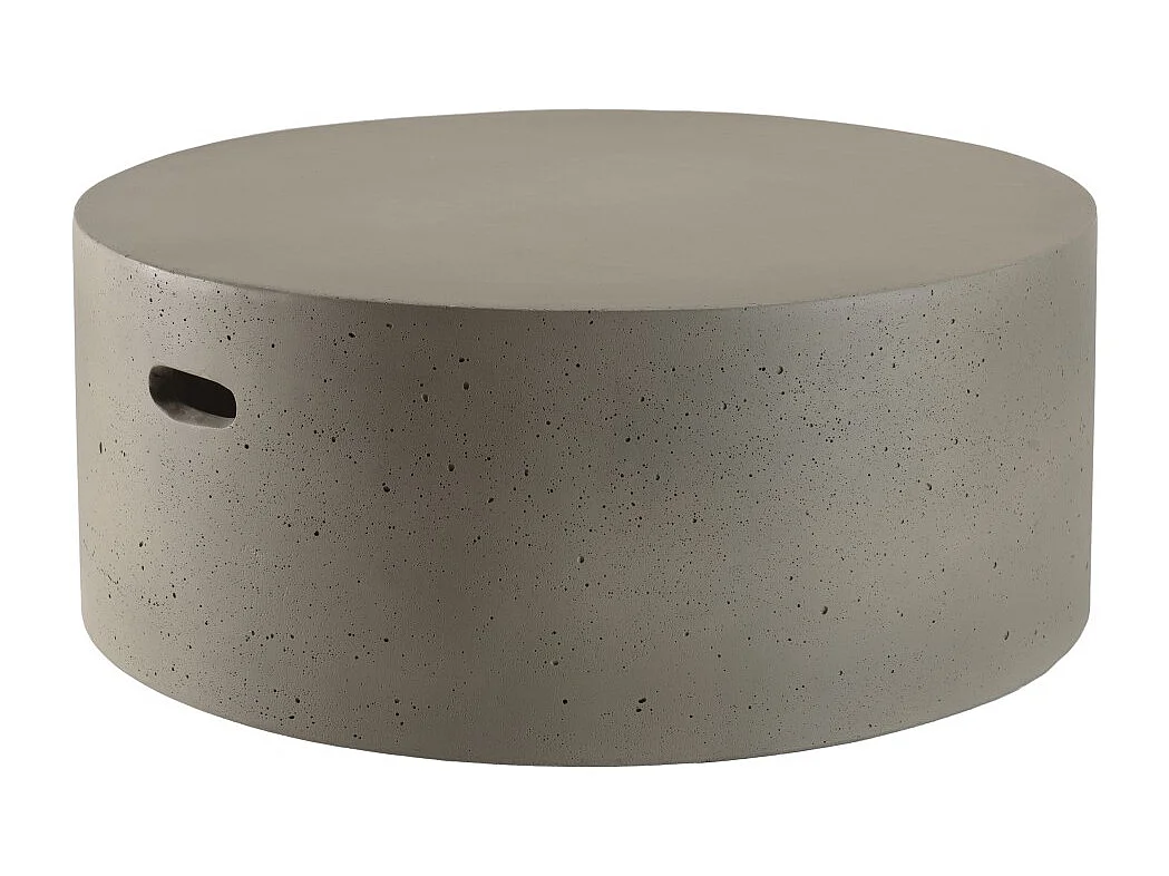 HECTOR - Table basse ronde 79x79cm béton gris