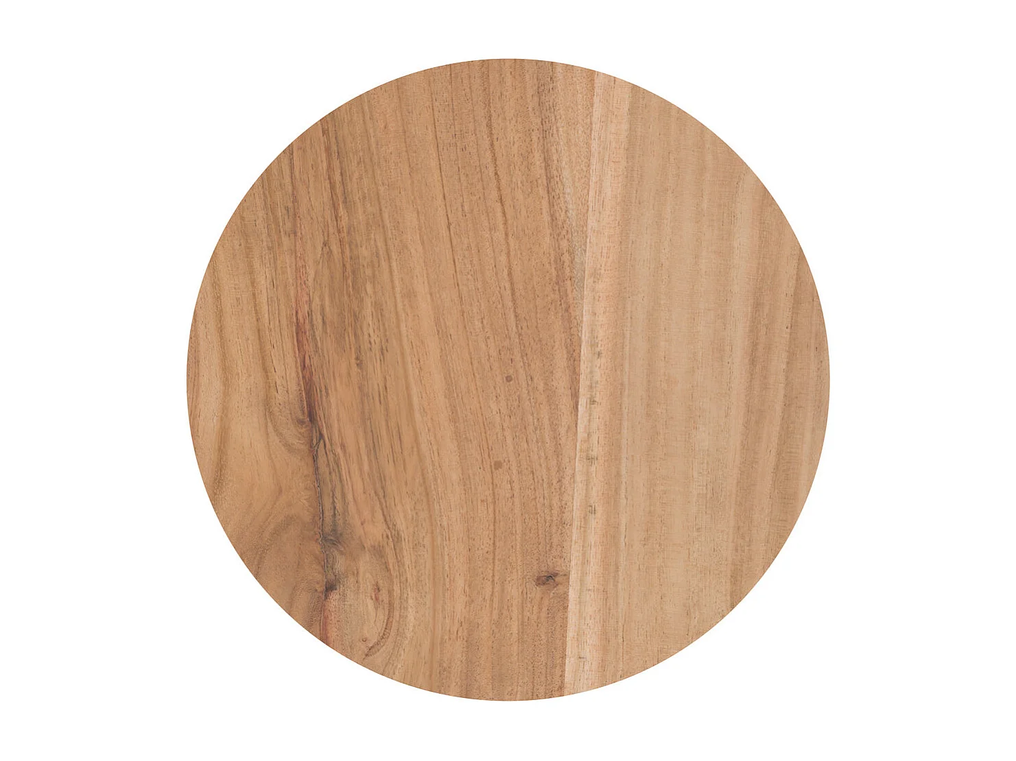 Mesita de madera de acacia y metal D41 cm - Mafana