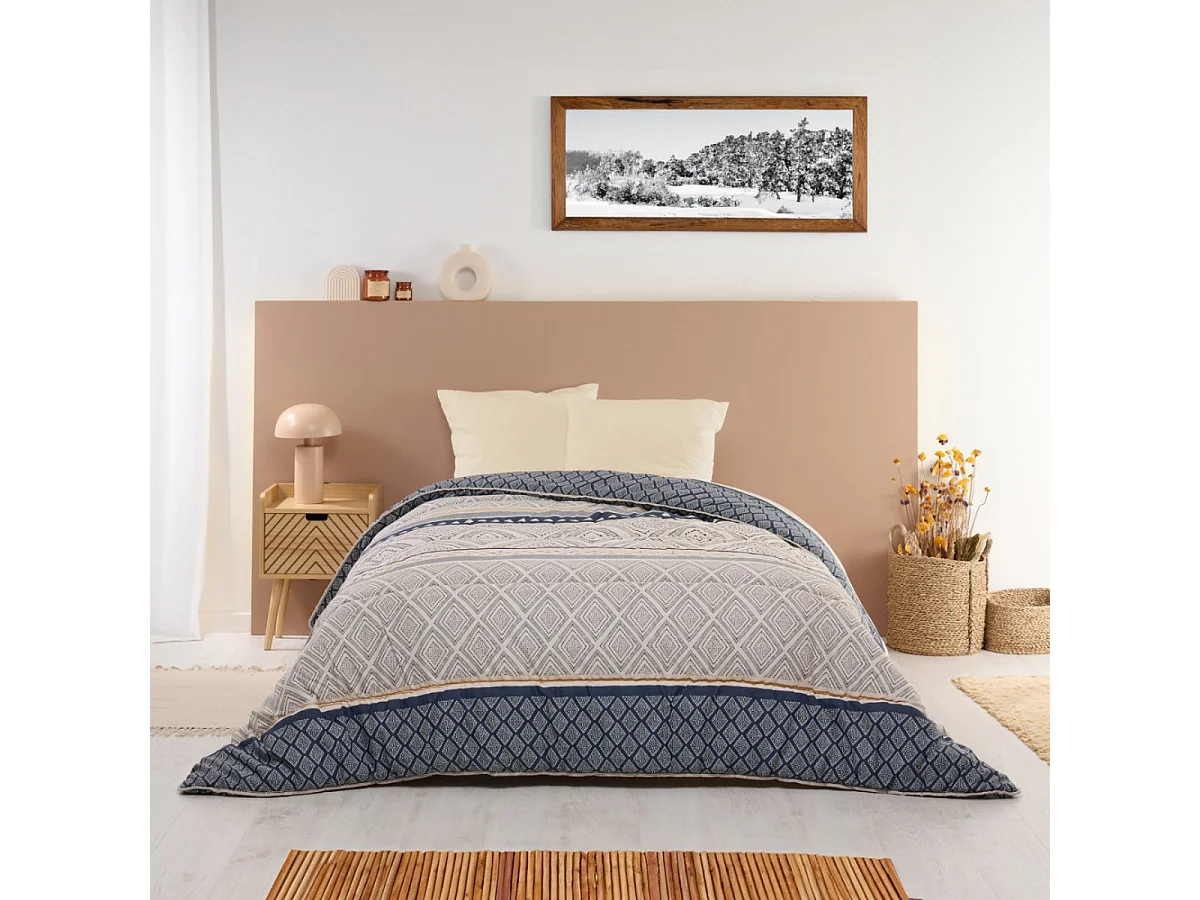 Couette imprimée Ethnique - Chaude 400g/m2 - 140x200cm