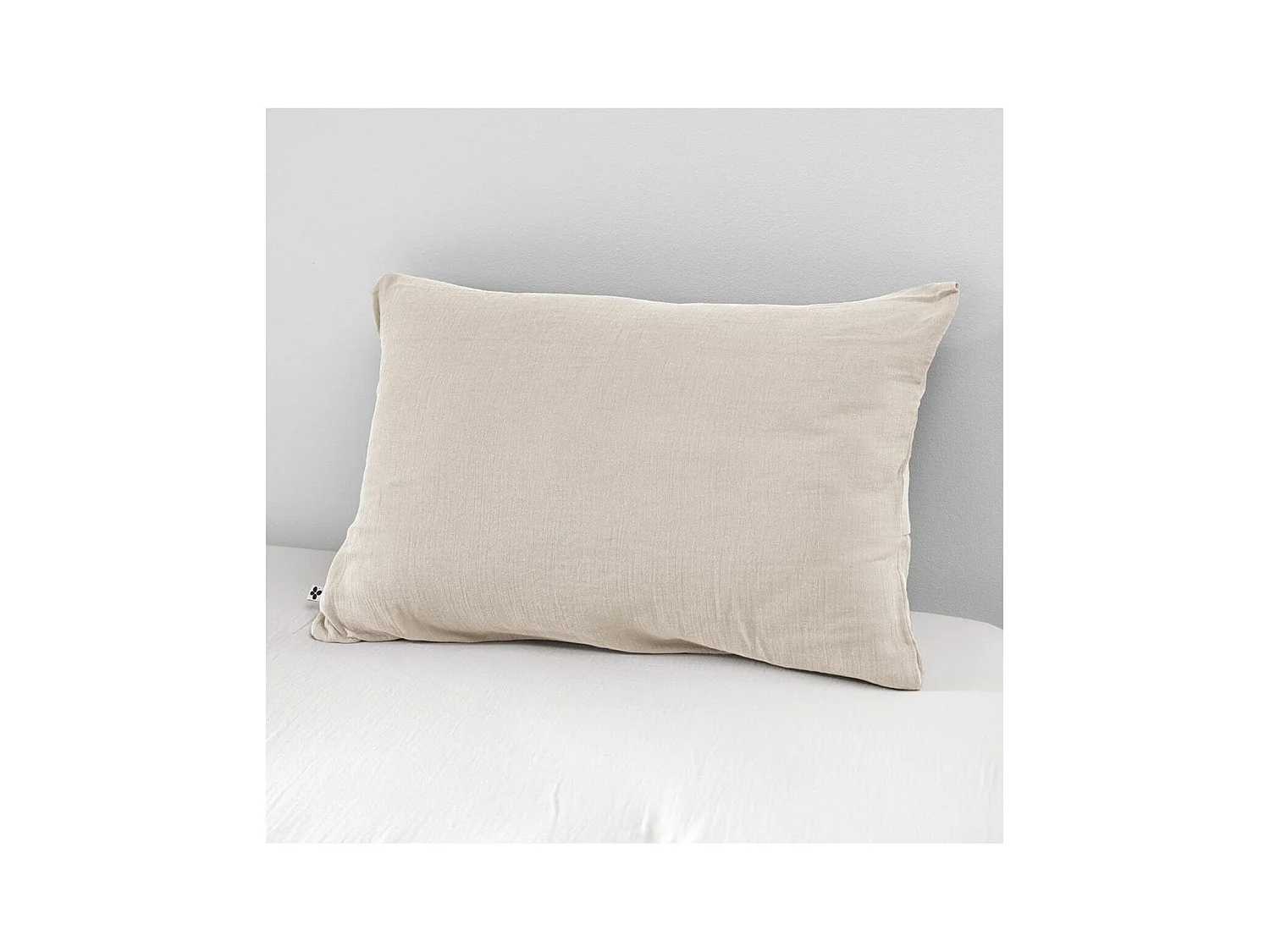 OUREA - Taie d'Oreiller 50x70cm Gaze de Coton Pampa