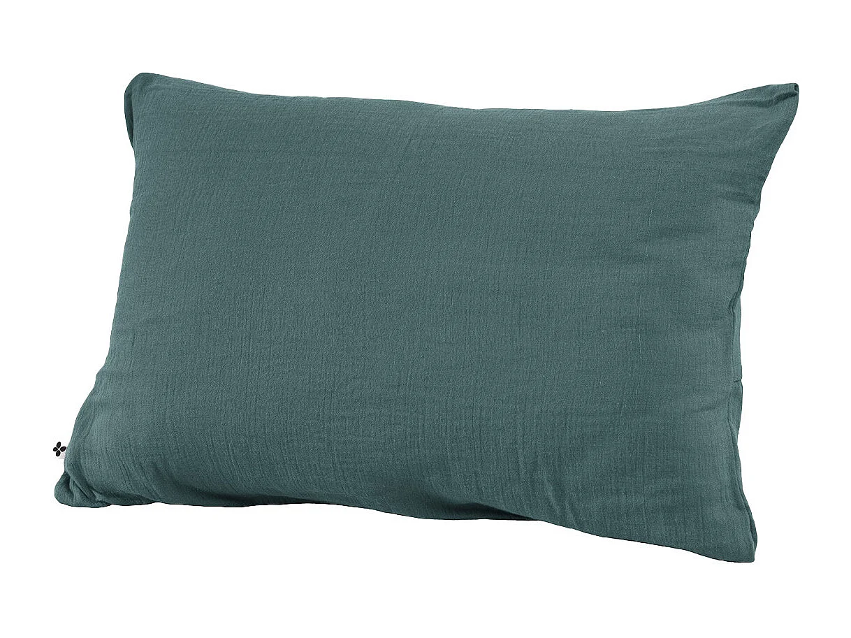 OUREA - Taie d'Oreiller 50x70cm Gaze de Coton Canard