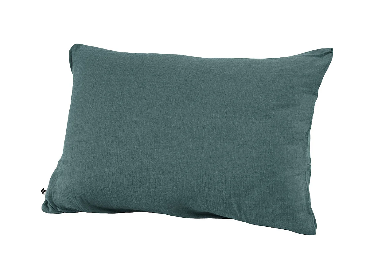 OUREA - Taie d'Oreiller 50x70cm Gaze de Coton Canard