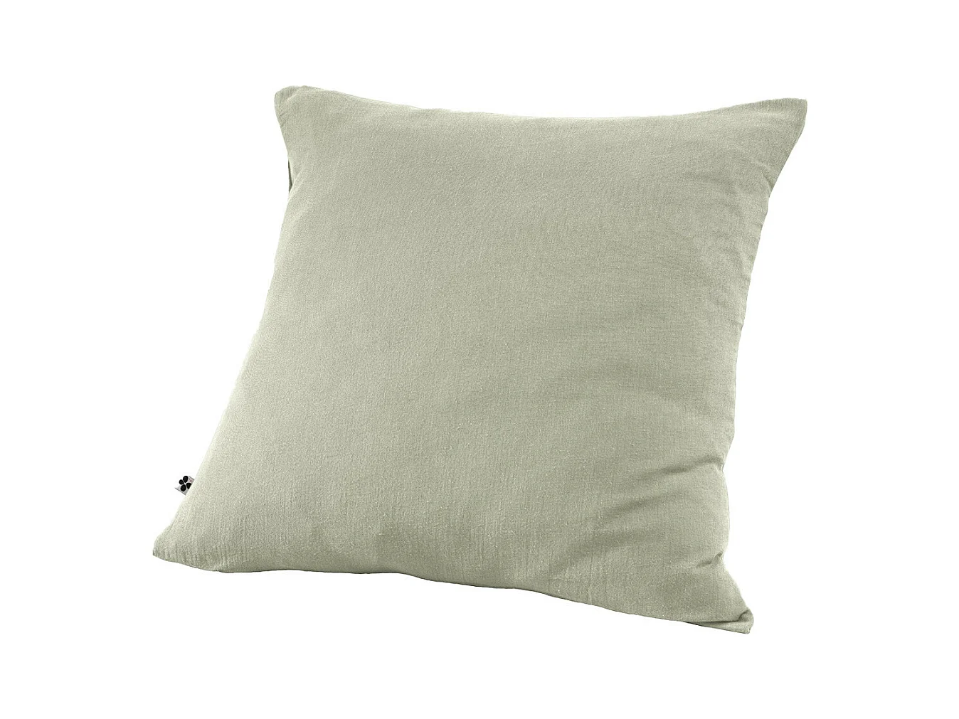 OUREA - Taie d'Oreiller 60x60cm Gaze de Coton Vert d'Eau