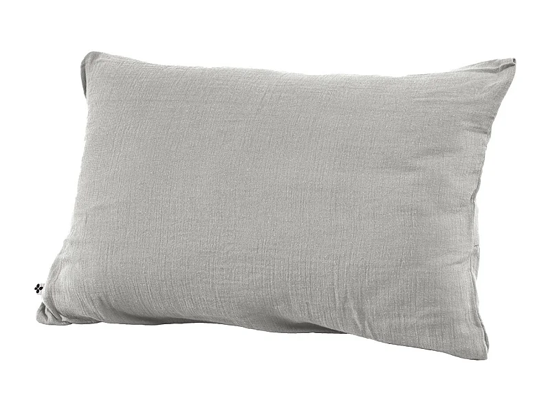 OUREA - Taie d'Oreiller 50x70cm Gaze de Coton Nuage