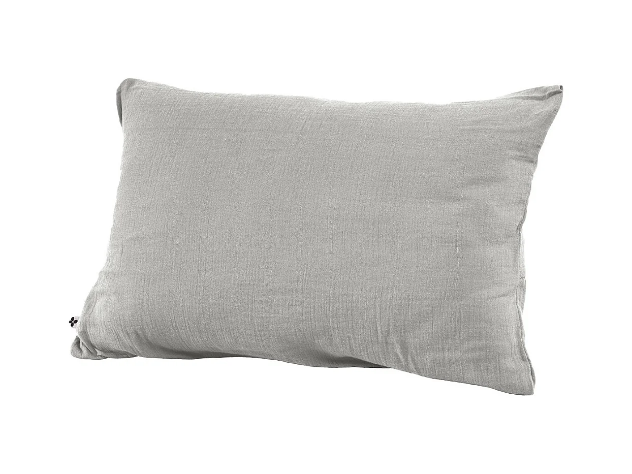 OUREA - Taie d'Oreiller 50x70cm Gaze de Coton Nuage