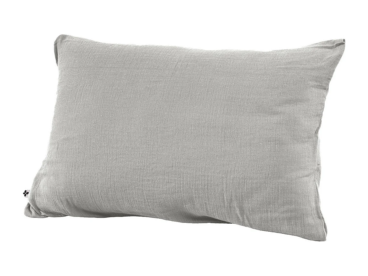 OUREA - Taie d'Oreiller 50x70cm Gaze de Coton Nuage