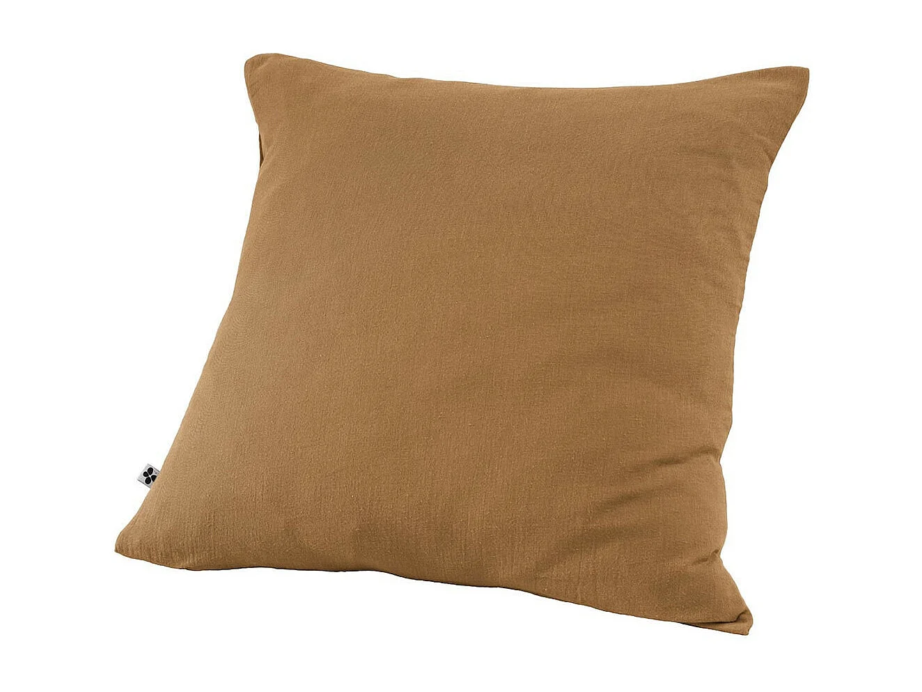OUREA - Taie d'Oreiller 60x60cm Gaze de Coton Camel