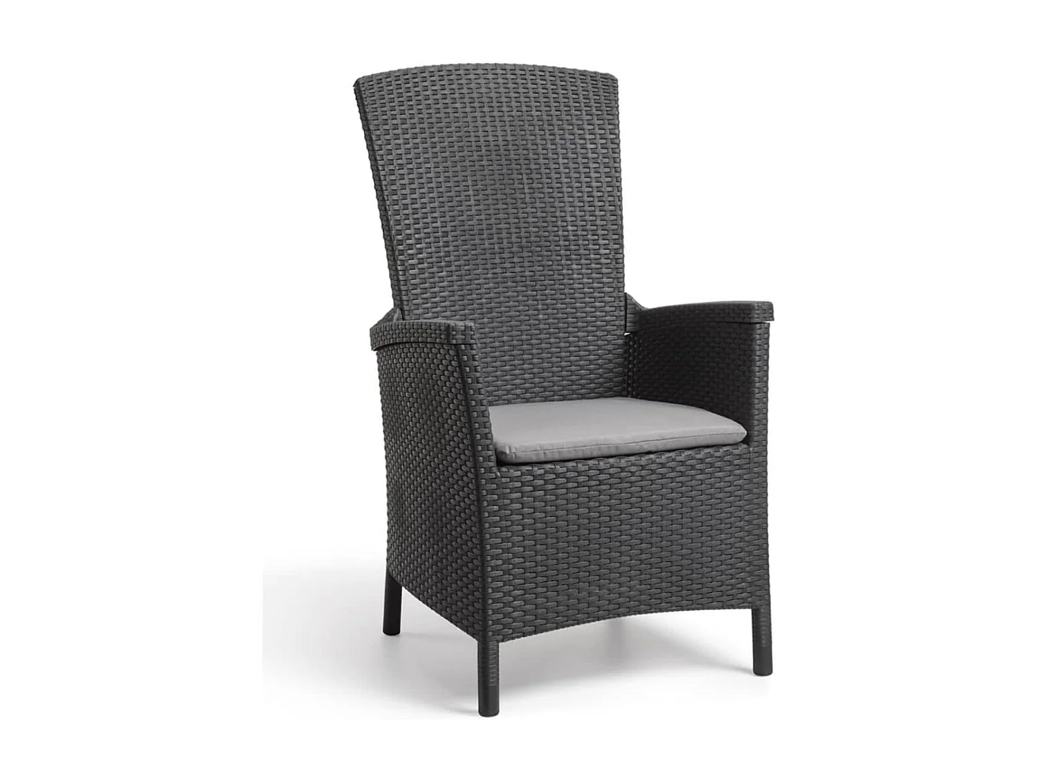 Cadeira de jardim reclinável Vermont grafite 238452