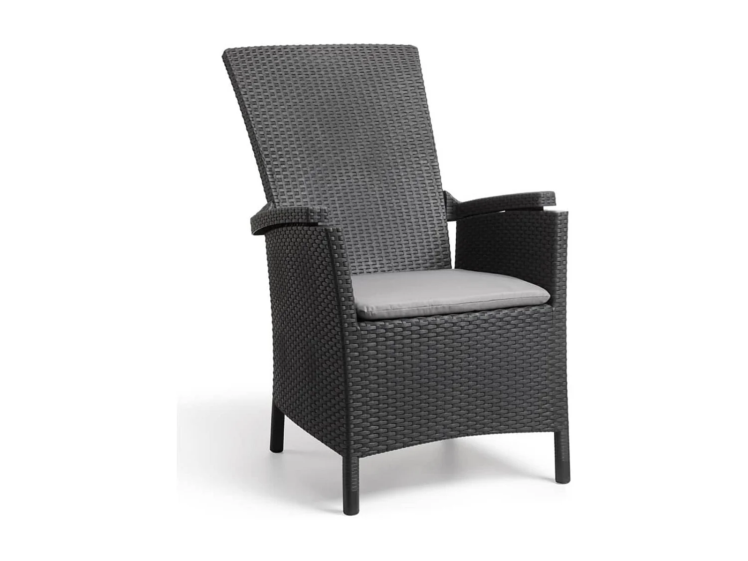 Cadeira de jardim reclinável Vermont grafite 238452