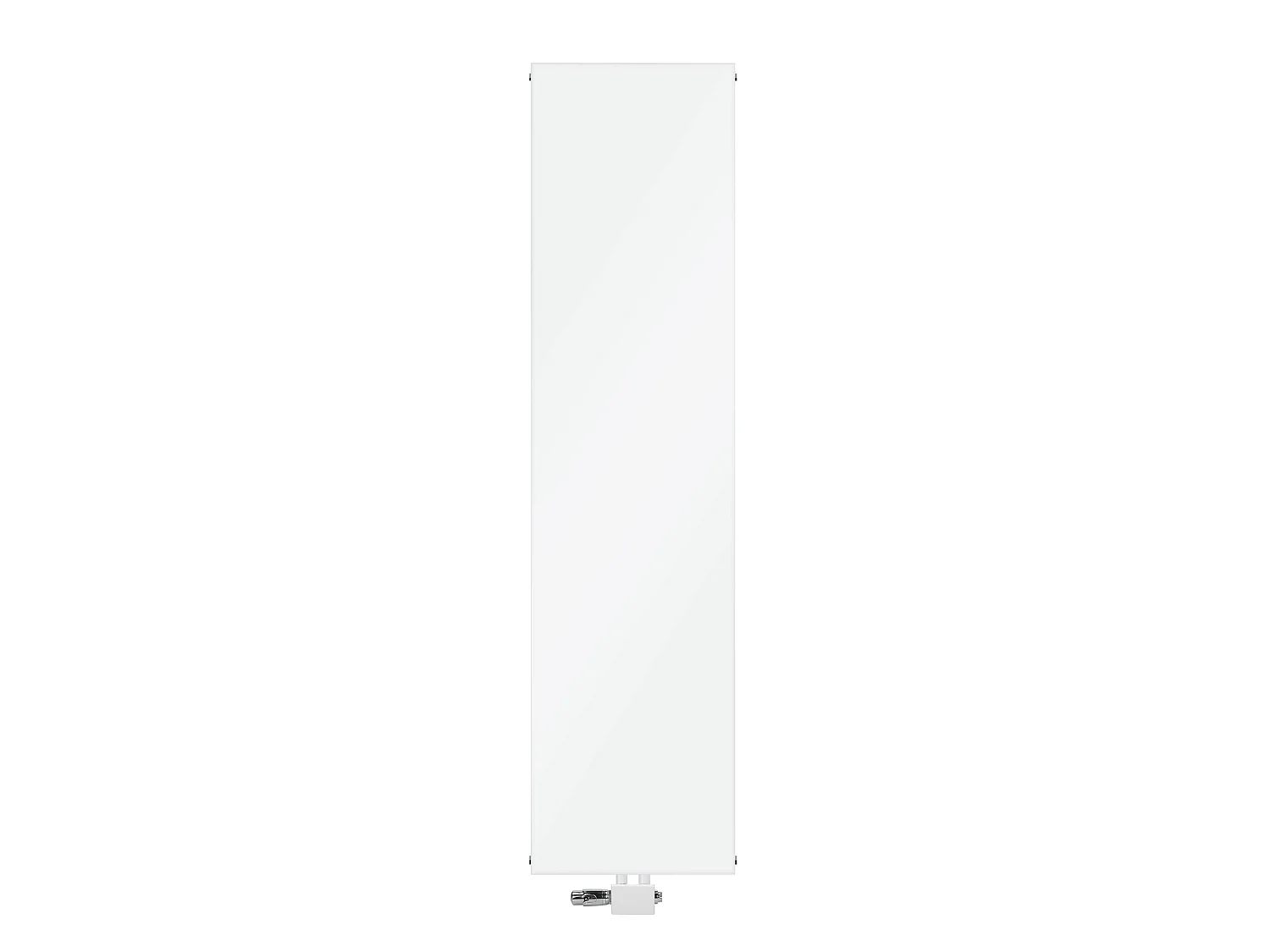 Radiateur moderne blanc salle de bain 452x1800 mm raccord central universel