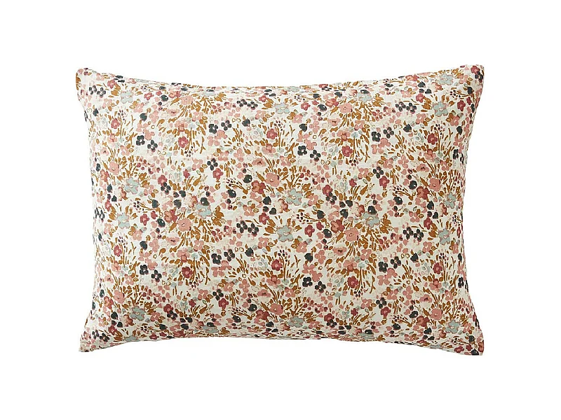 ISIS - Taie d'Oreiller 50x70cm Gaze de Coton Motif Liberty