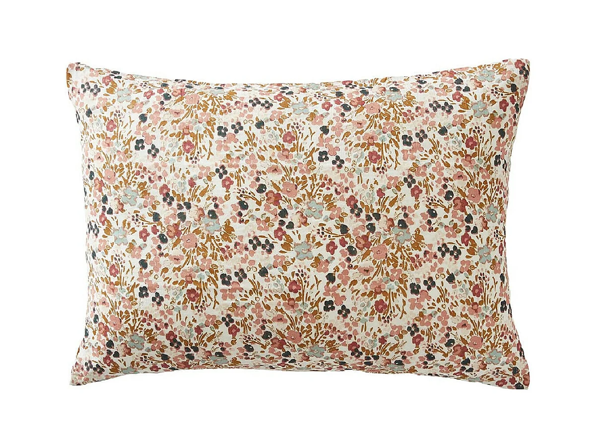 ISIS - Taie d'Oreiller 50x70cm Gaze de Coton Motif Liberty