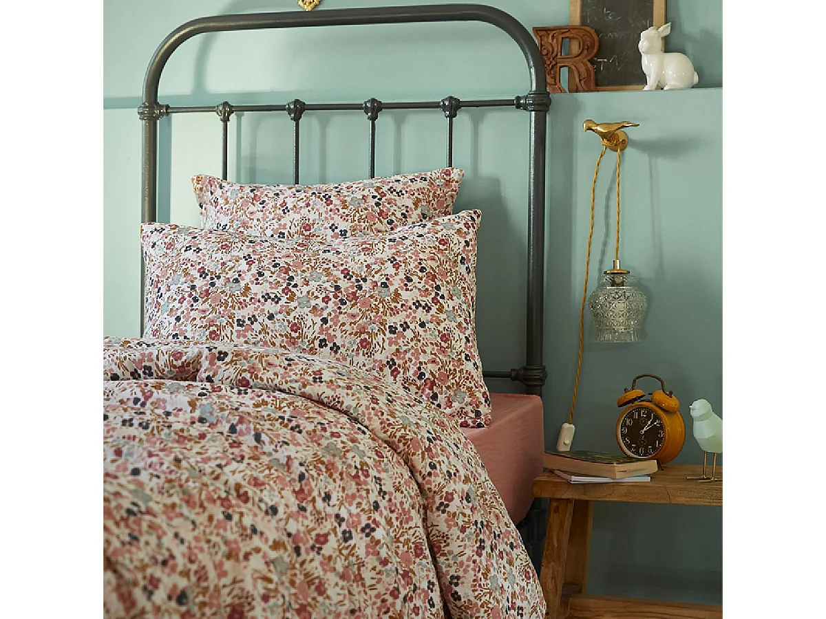 ISIS - Taie d'Oreiller 50x70cm Gaze de Coton Motif Liberty