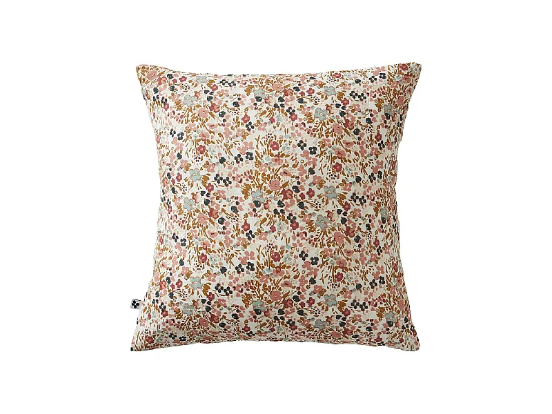 ISIS - Taie d'Oreiller 60x60cm Gaze de Coton Motif Liberty