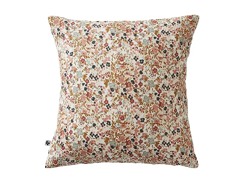 ISIS - Taie d'Oreiller 60x60cm Gaze de Coton Motif Liberty