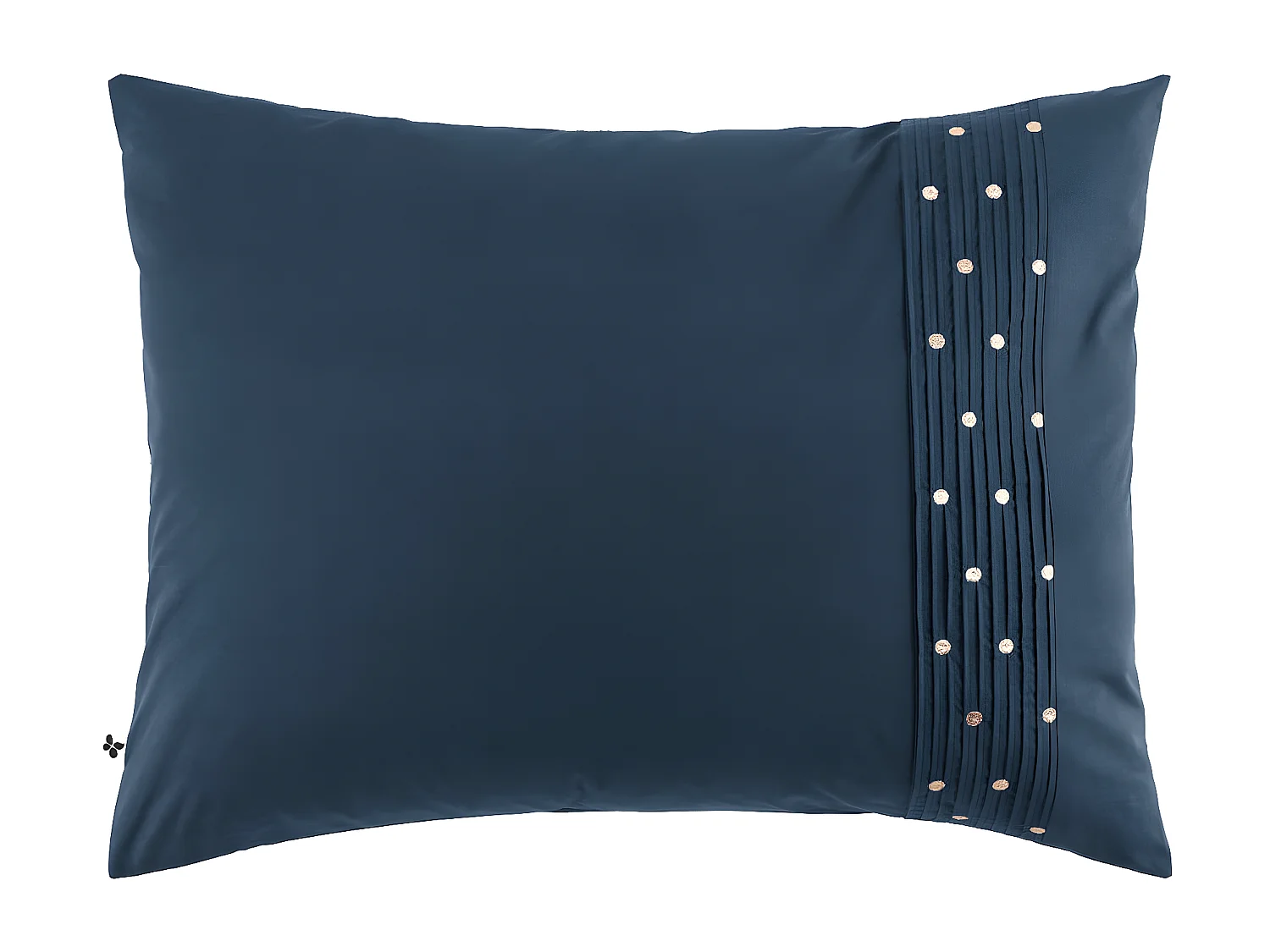 POLLY - Taie d'Oreiller 50x70cm Coton Coloris Mûre