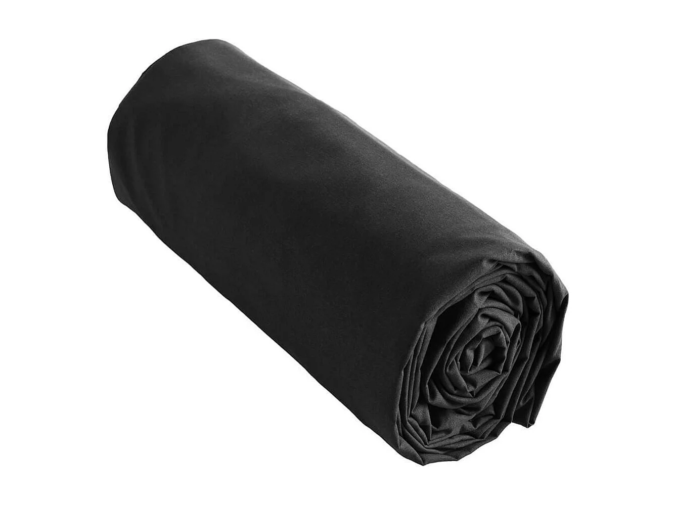 SAMIA - Drap Housse 140x190cm Coton Coloris Truffe