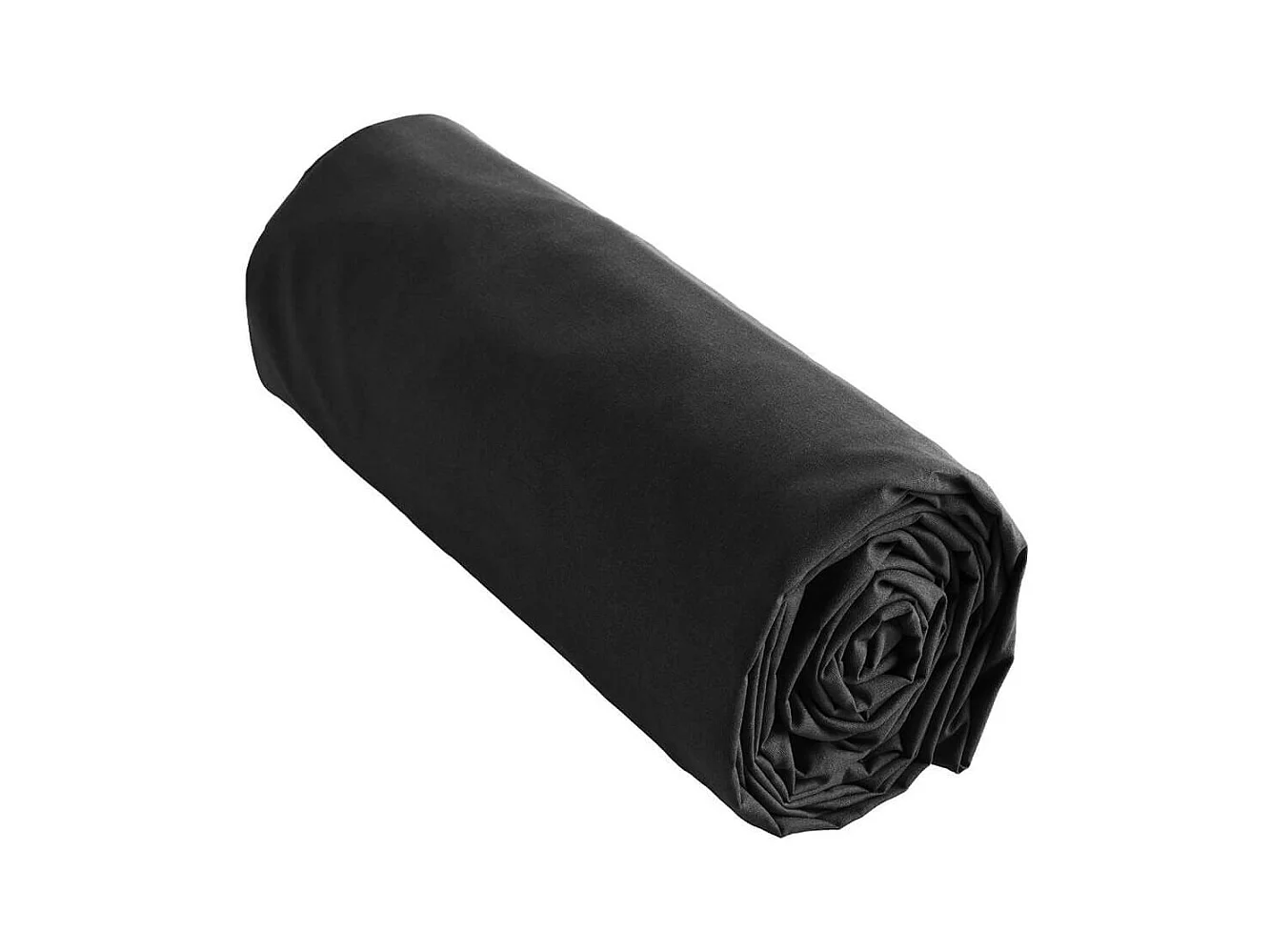 SAMIA - Drap Housse 90x190cm Coton Coloris Truffe