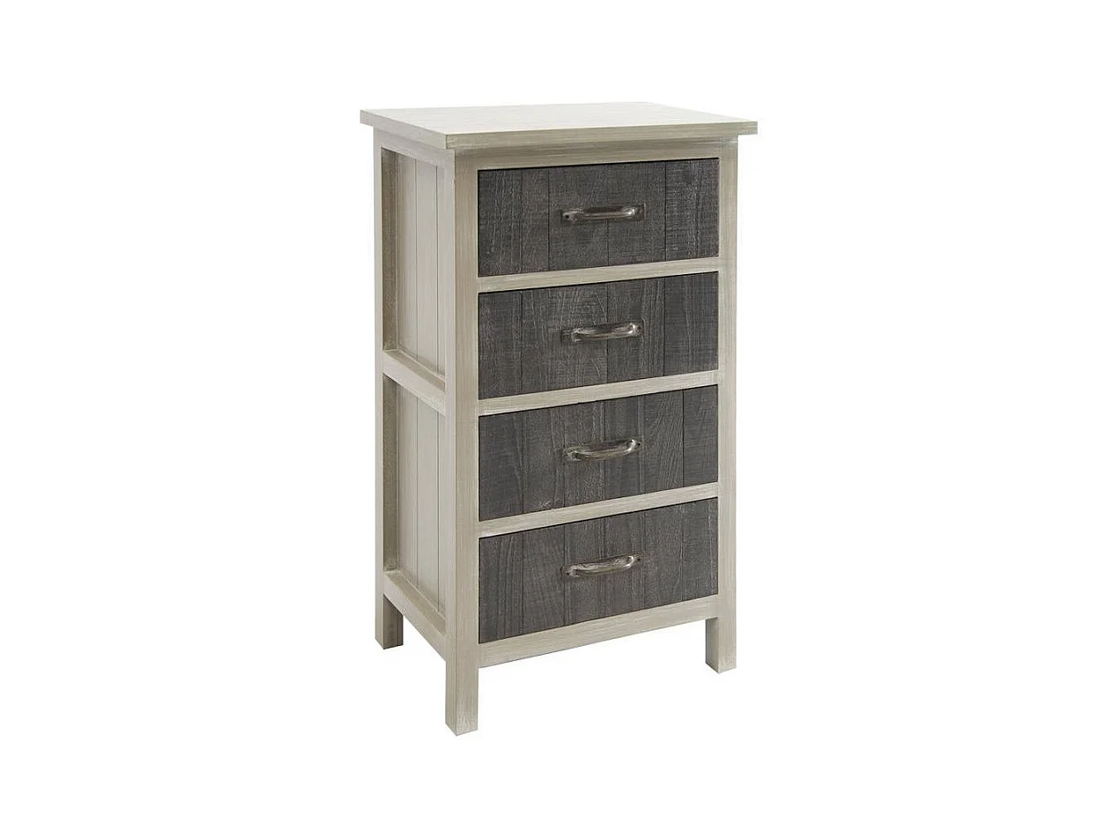 Commode 4 tiroirs en pin et medium
