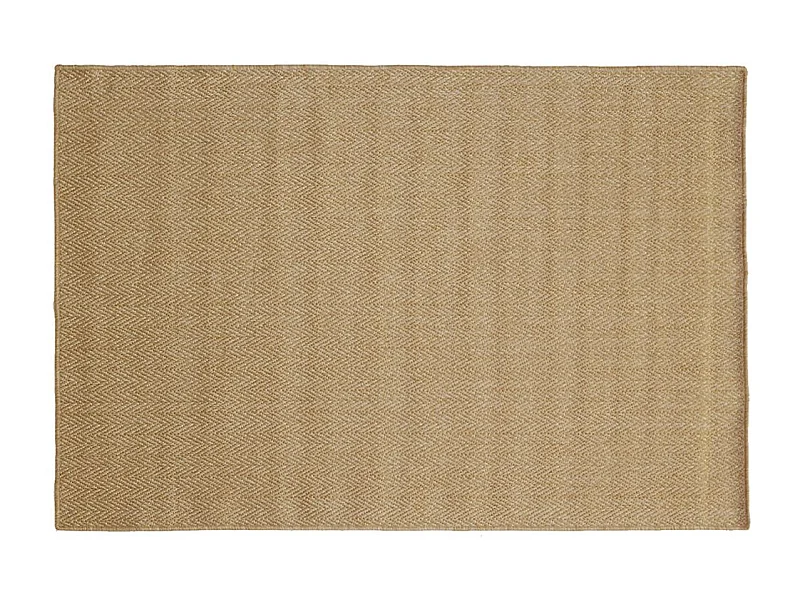 Tapis extérieur en polypropylène beige 150 x 200 cm