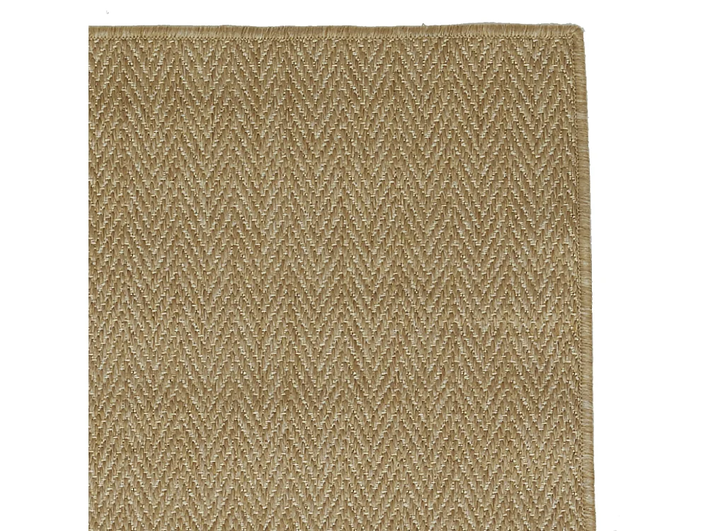 Tapis extérieur en polypropylène beige 150 x 200 cm
