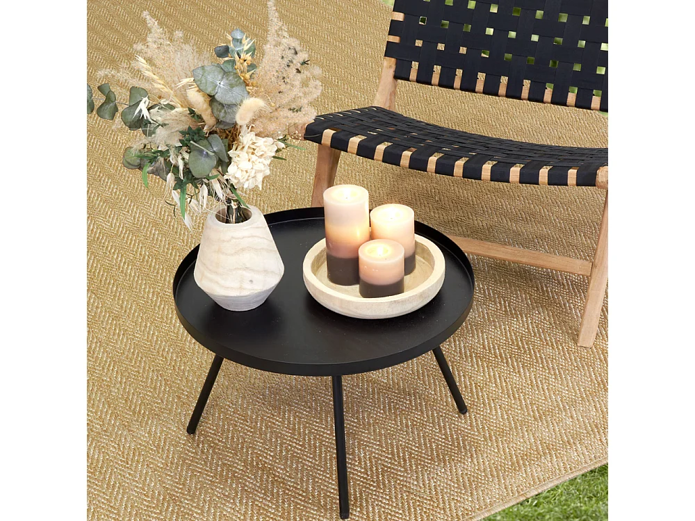 Tapis extérieur en polypropylène beige 150 x 200 cm